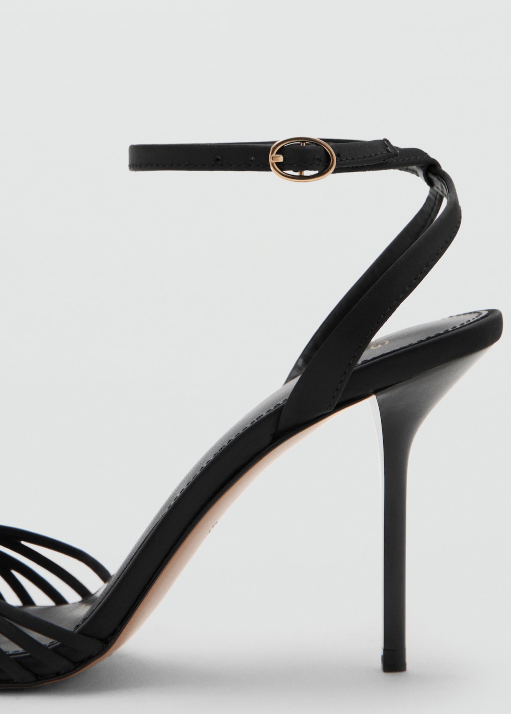 Heeled sandals with straps - image 3