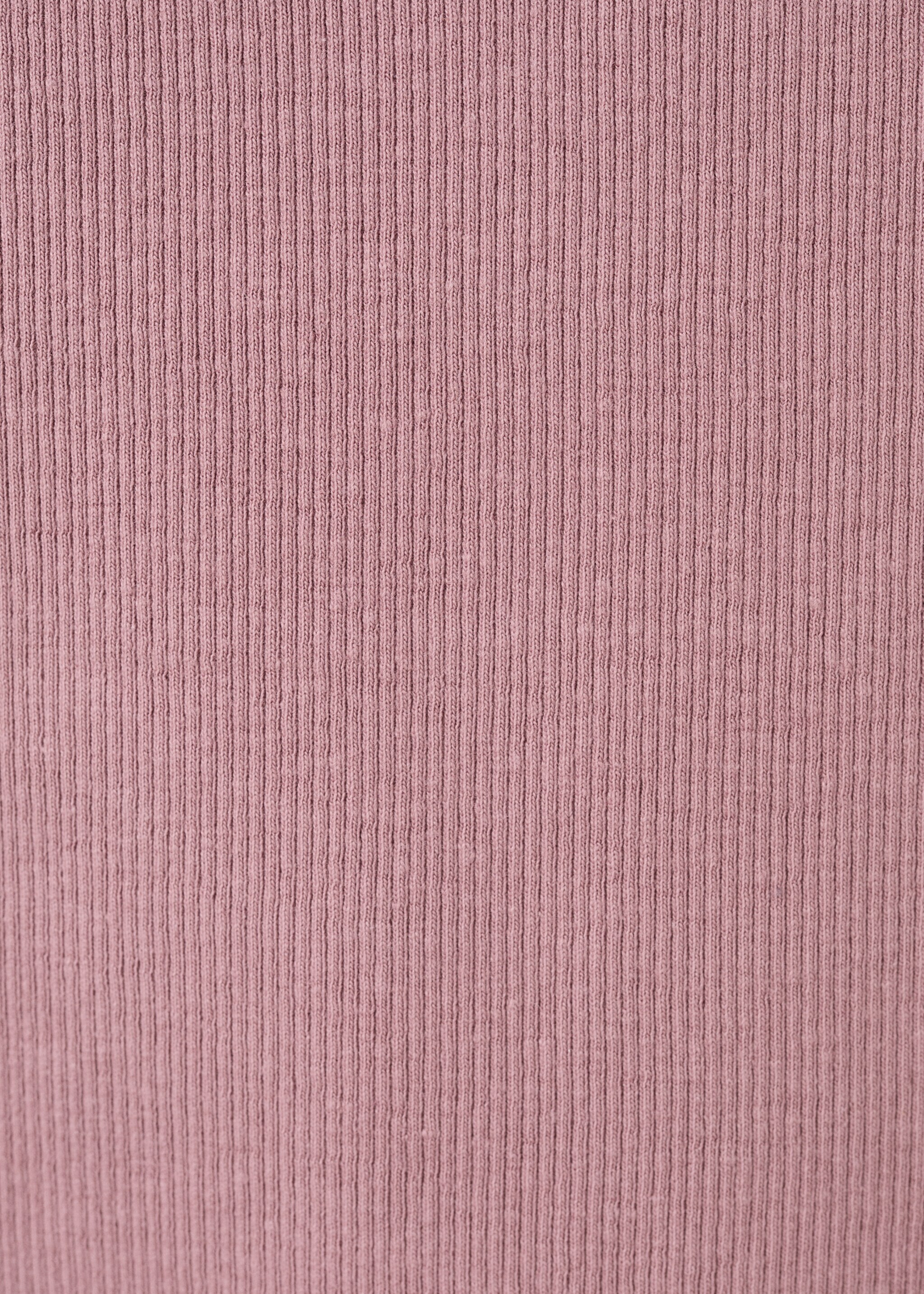 Knitted short-sleeve t-shirt - Details of the article 8, Cherry. Ref: 27054776-00.