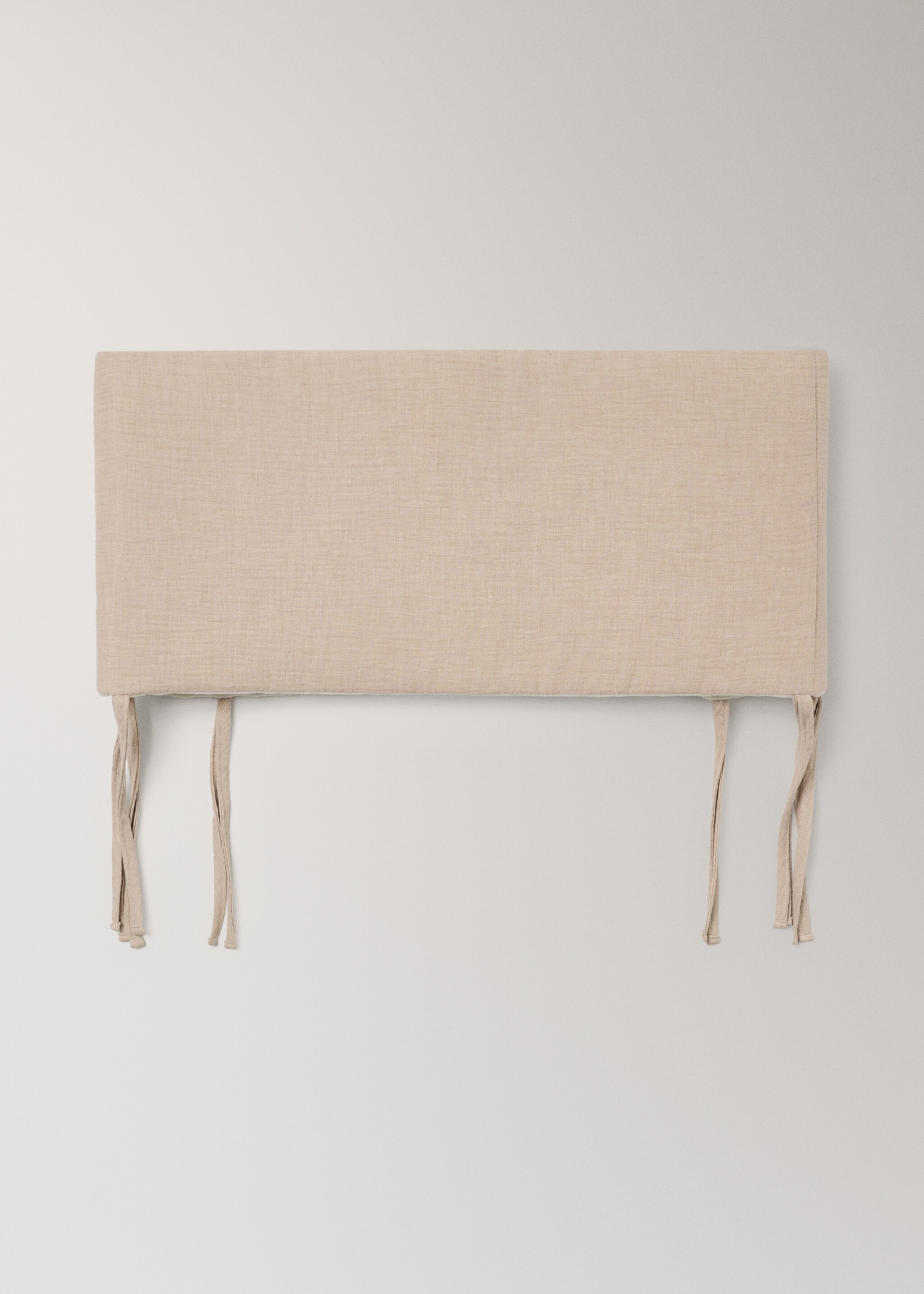 Kinderbettschutz aus Baumwollgaze - Artikel ohne Model, Beige. Ref: 27054787-00.