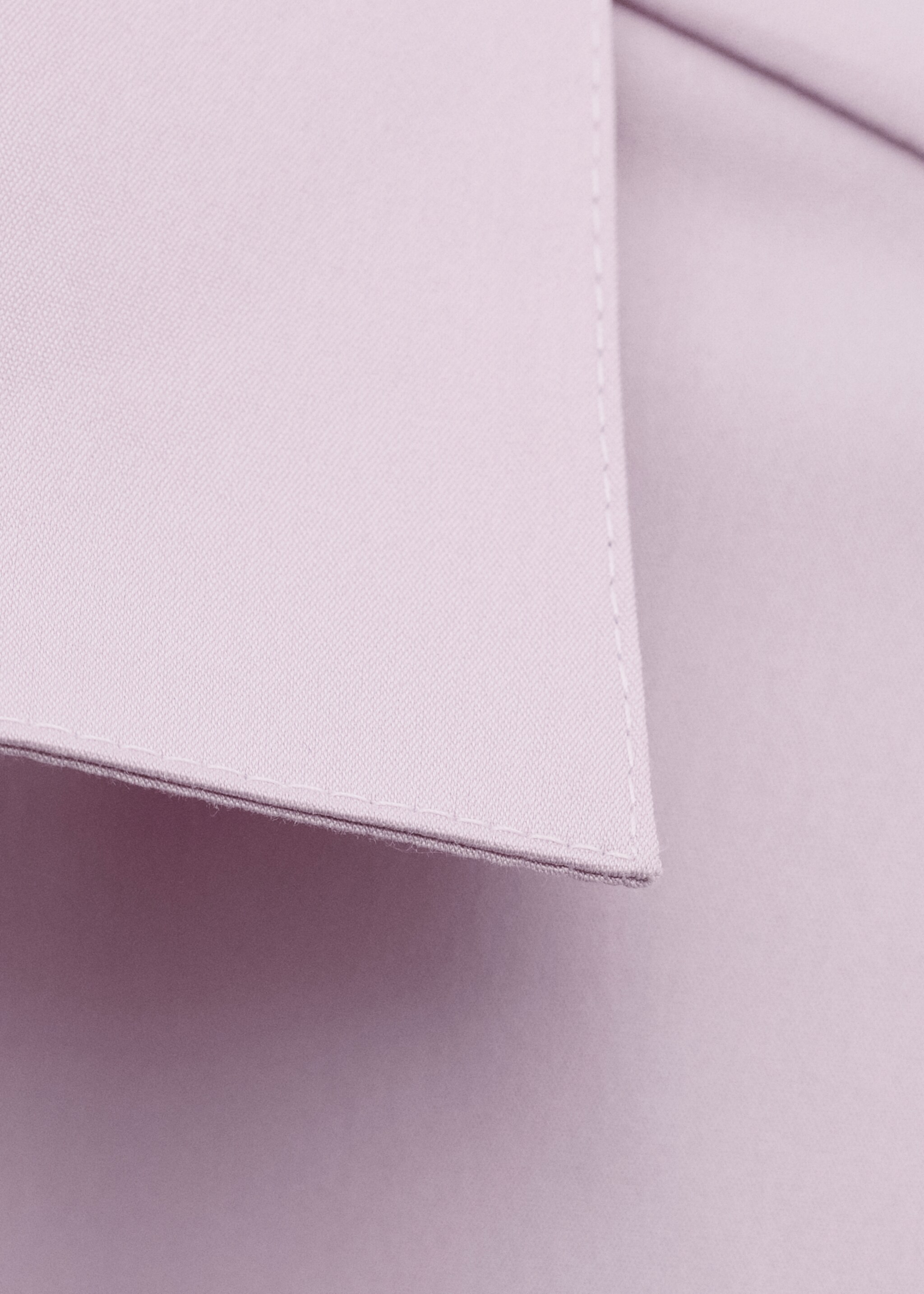 Chemise coton cintrée - Détail de l'article 8, Lilas. Ref: 27054788-00.