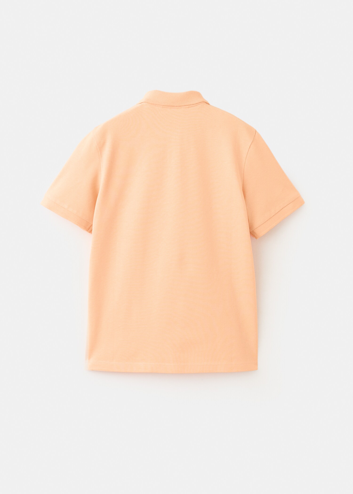 Cotton polo shirt - Reverse of the article