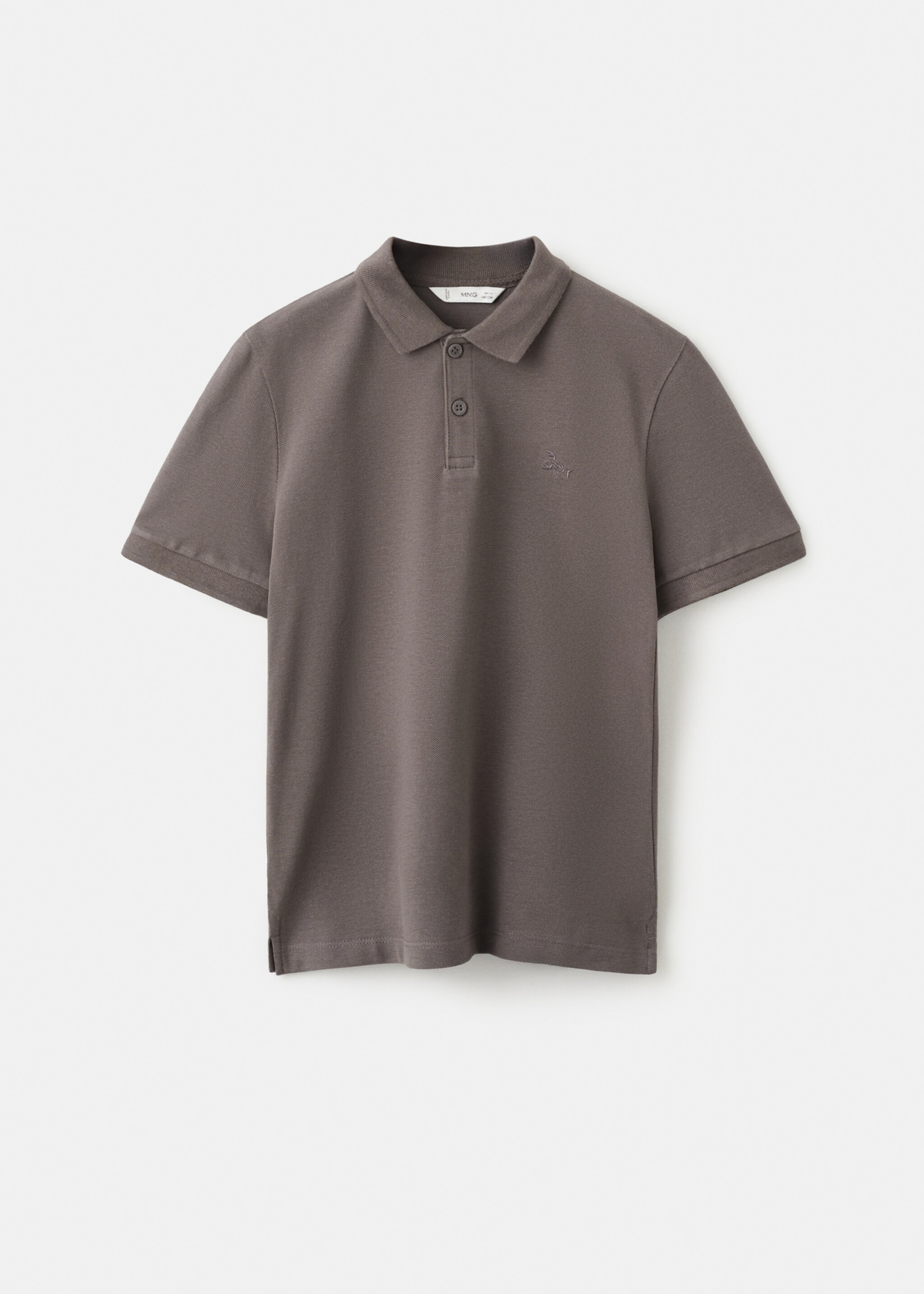 Polo coton - Article sans modèle, Chocolat. Ref: 27055143-00.