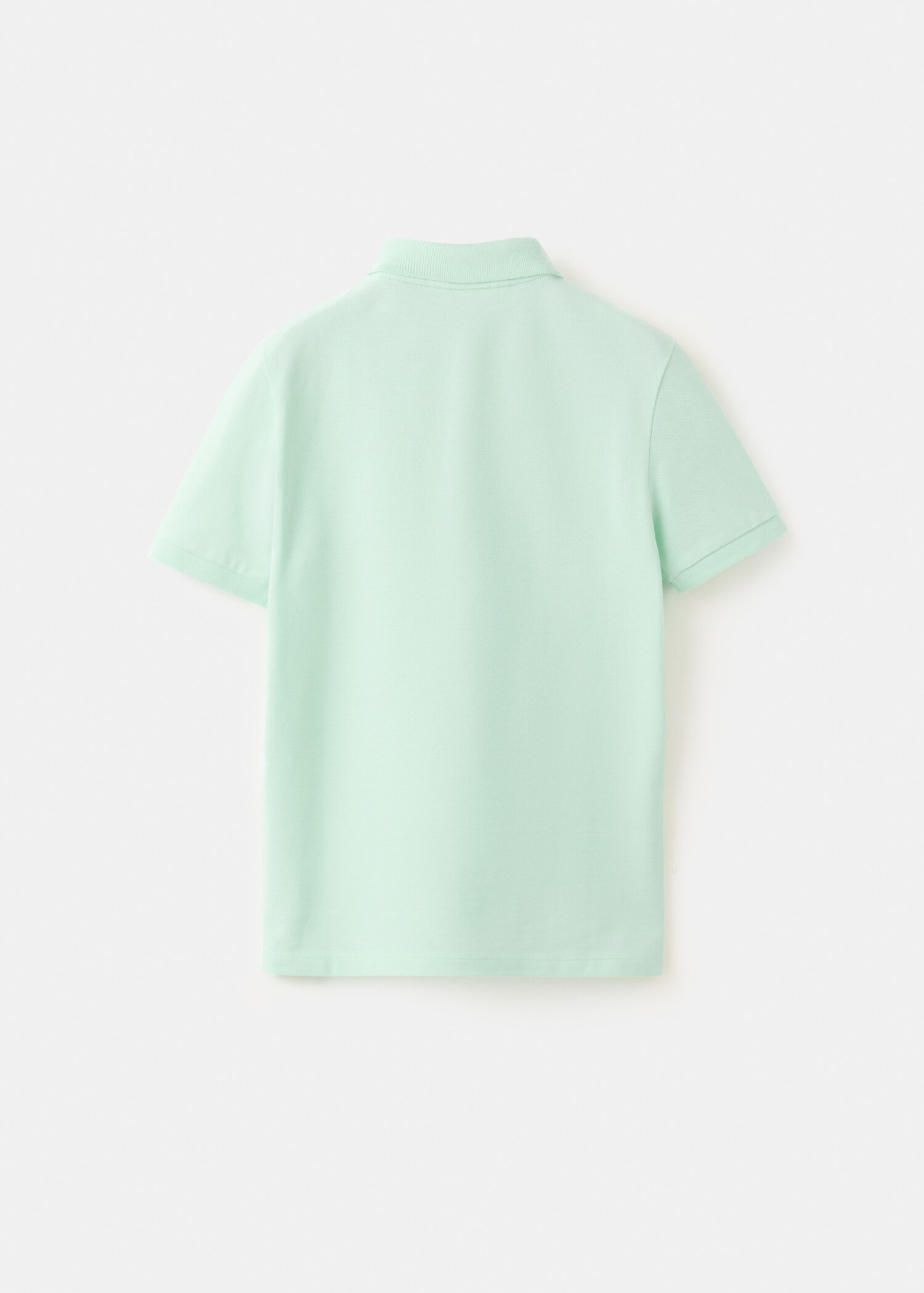Cotton polo shirt - Reverse of the article