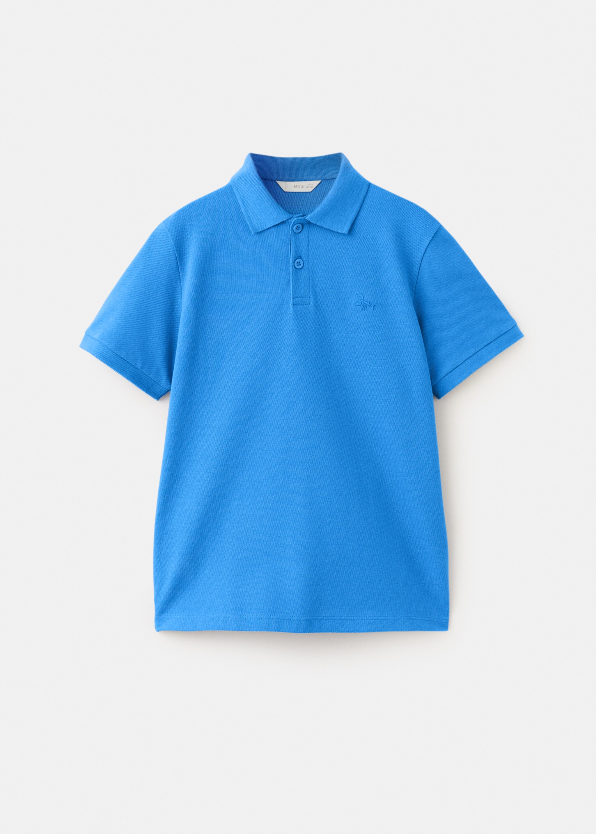 Cotton polo shirt - Article without model, China Blue. Ref: 27055143-00.