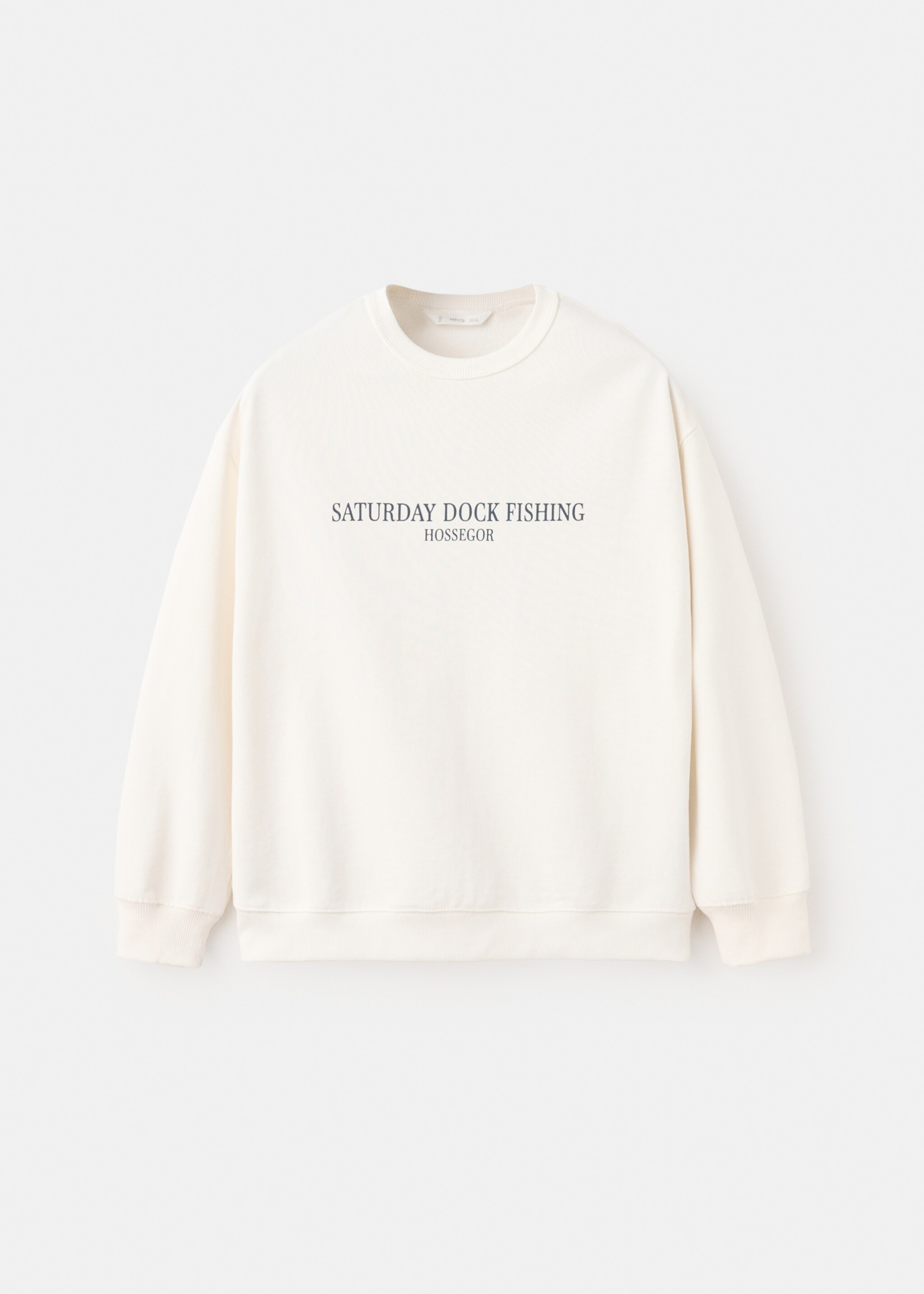 Suéter algodão estampada - Artigo sem modelo, Branco-pérola. Ref: 27055149-00.