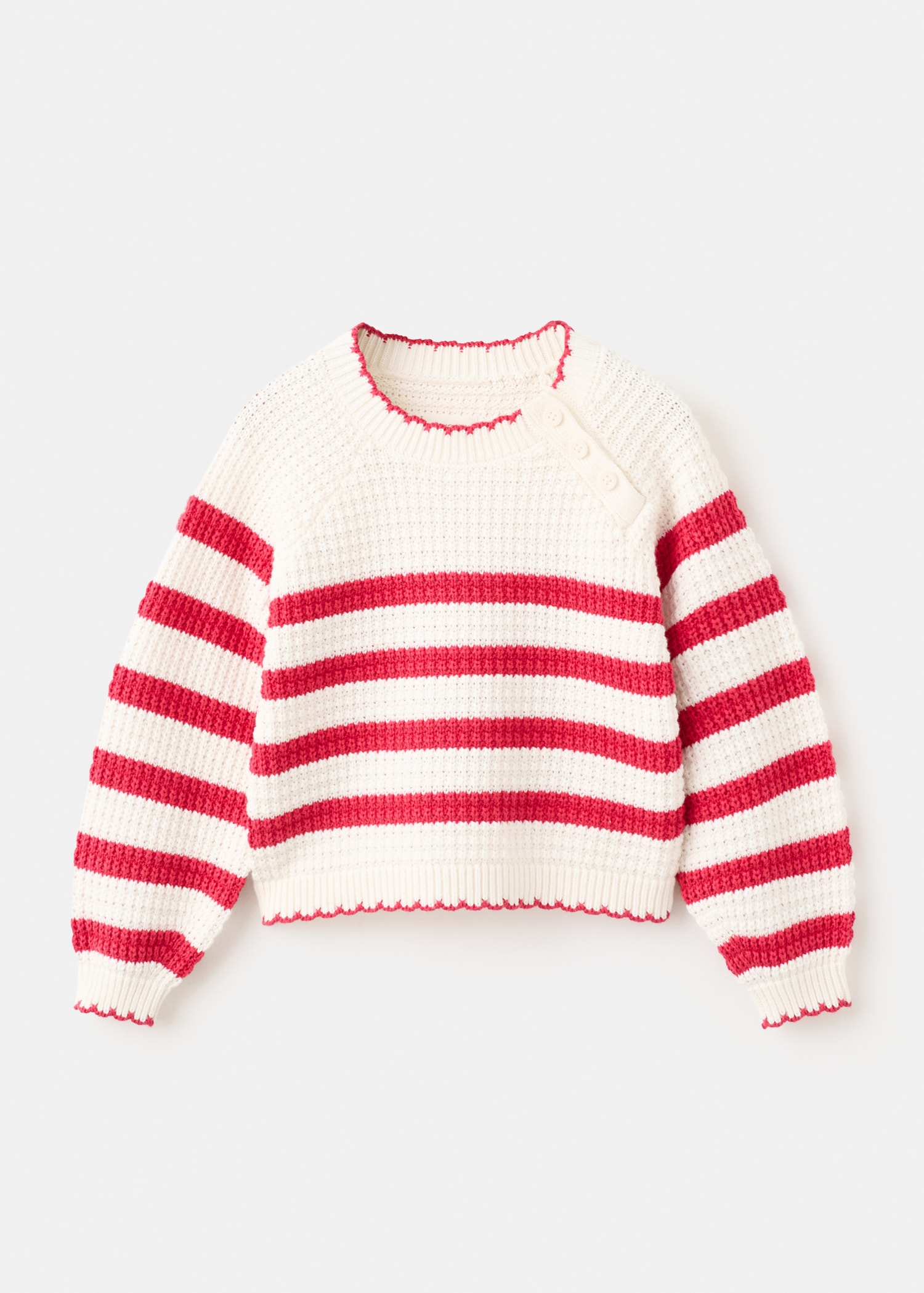 Knit striped sweater - Article without model