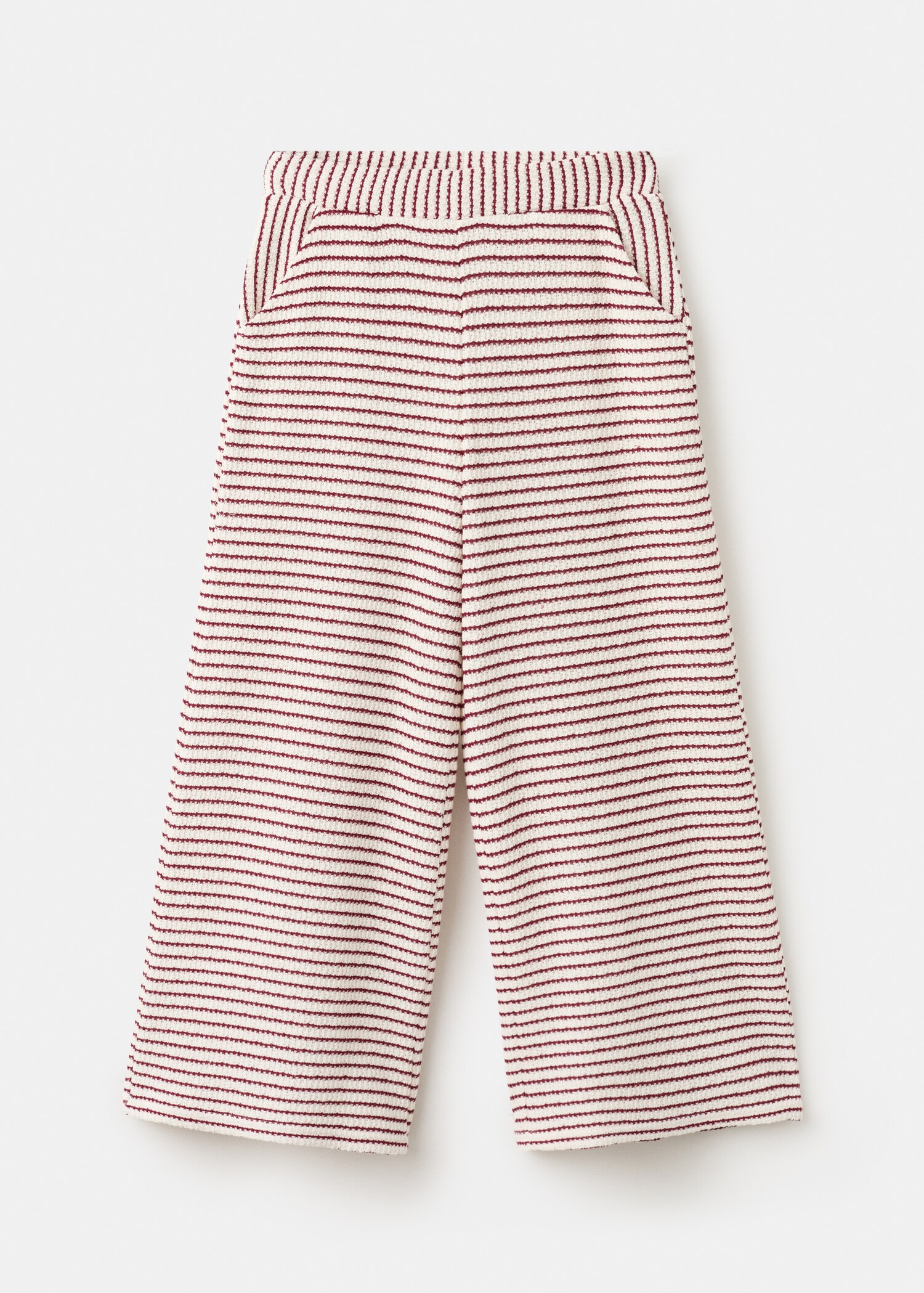 Striped knit trousers - Article without model