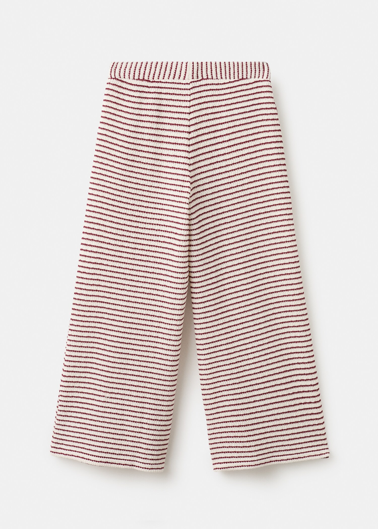 Striped knit trousers - Reverse of the article