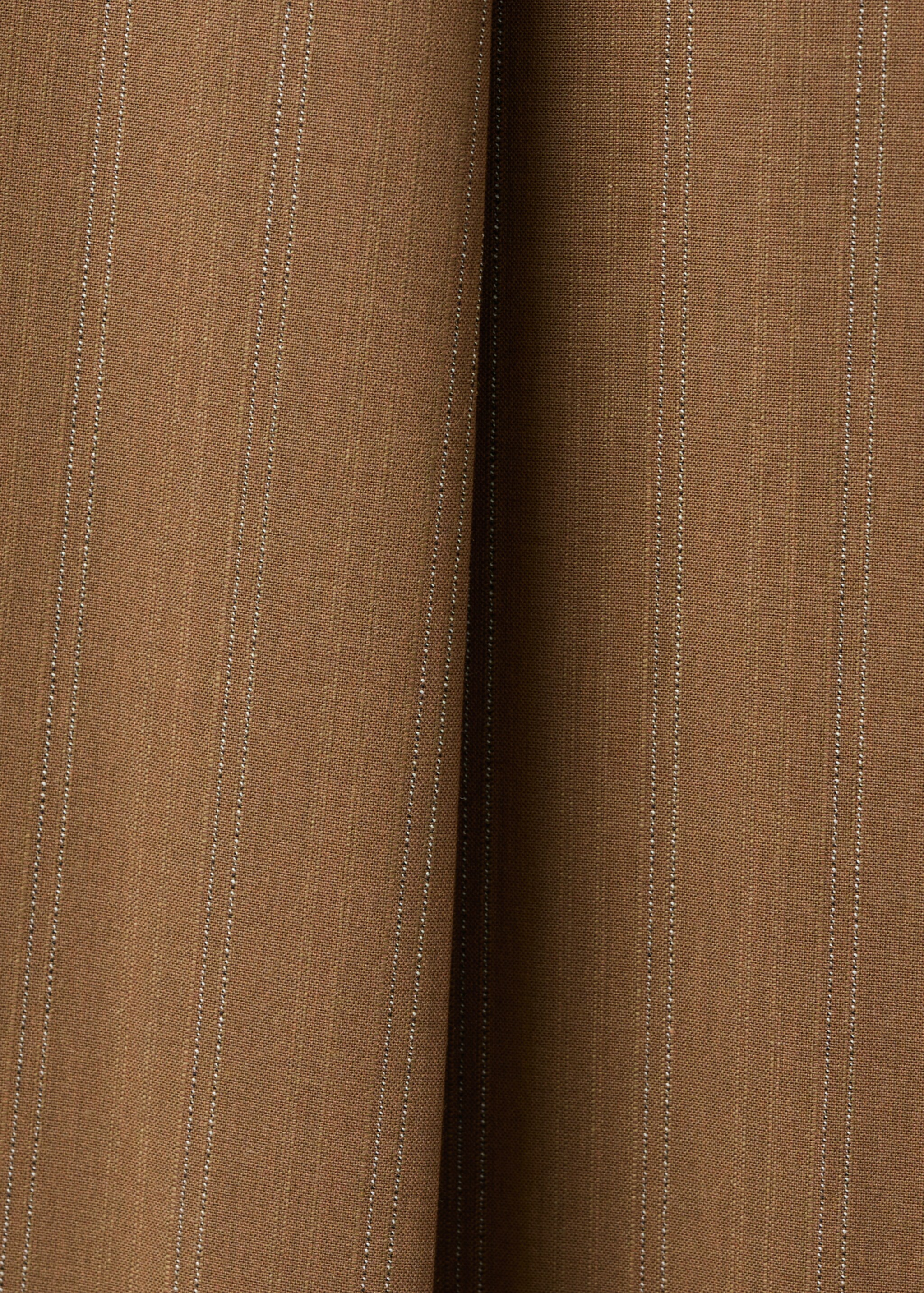 Pantalon de costume fines rayures - Détail de l'article 0, Caramel. Ref: 27055156-00.