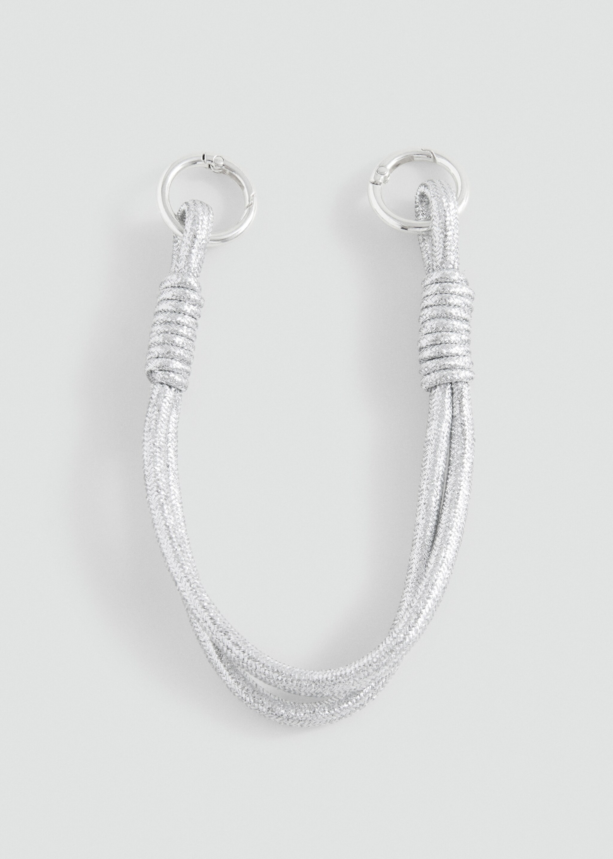 Metallic keyring - Article without model, Silver. Ref: 27055163-00.