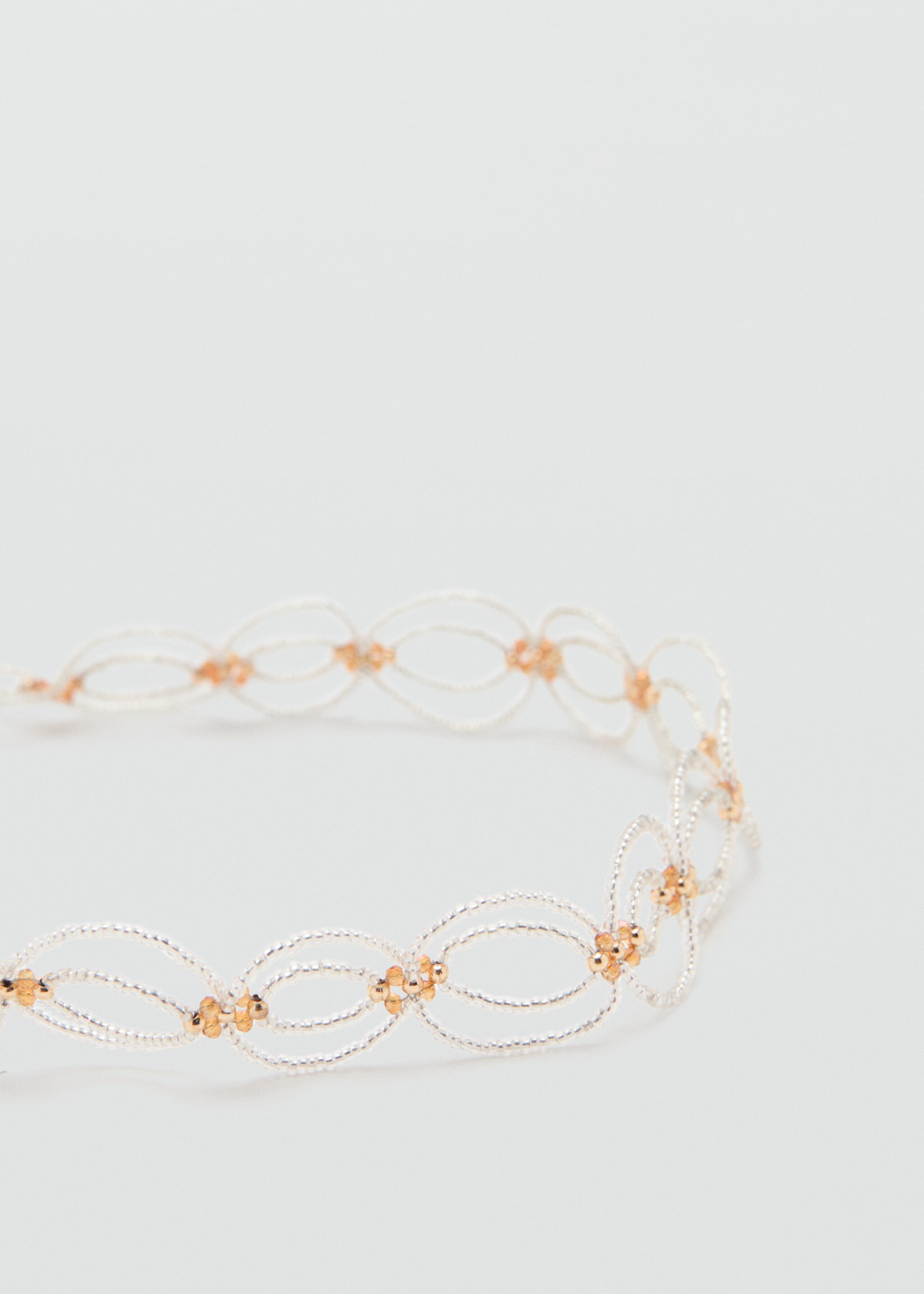 Belt cecile - Medium plane, Silver. Ref: 27055164-00.