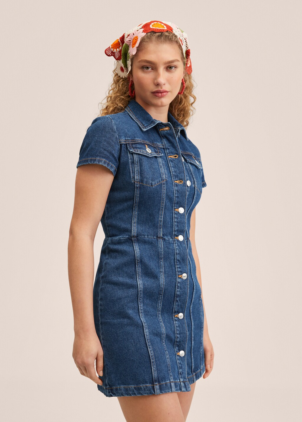 Denim shirt dress Women MANGO Azerbaijan