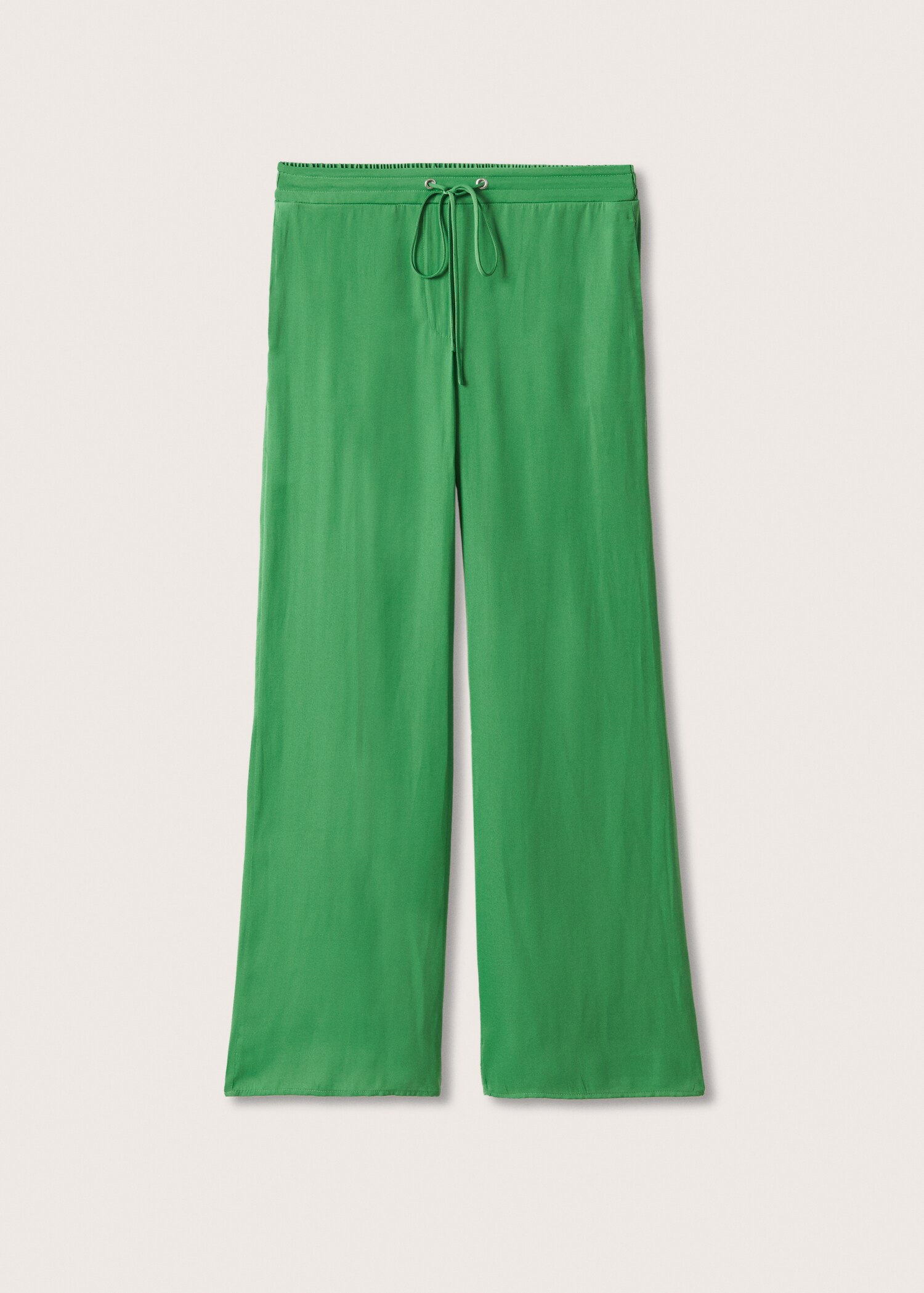 Wideleg trousers with elastic waist - Article without model