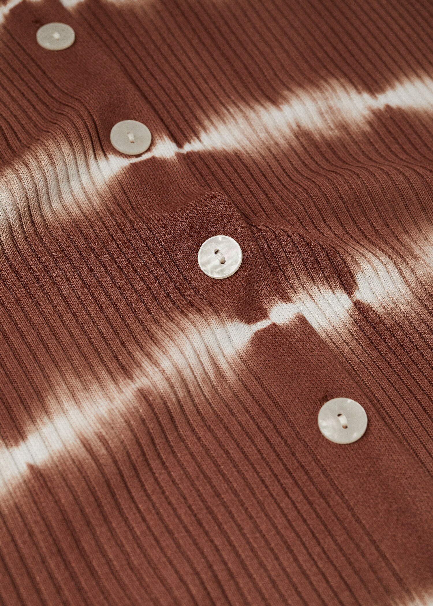 Tie-dye long cardigan - Details of the article 8