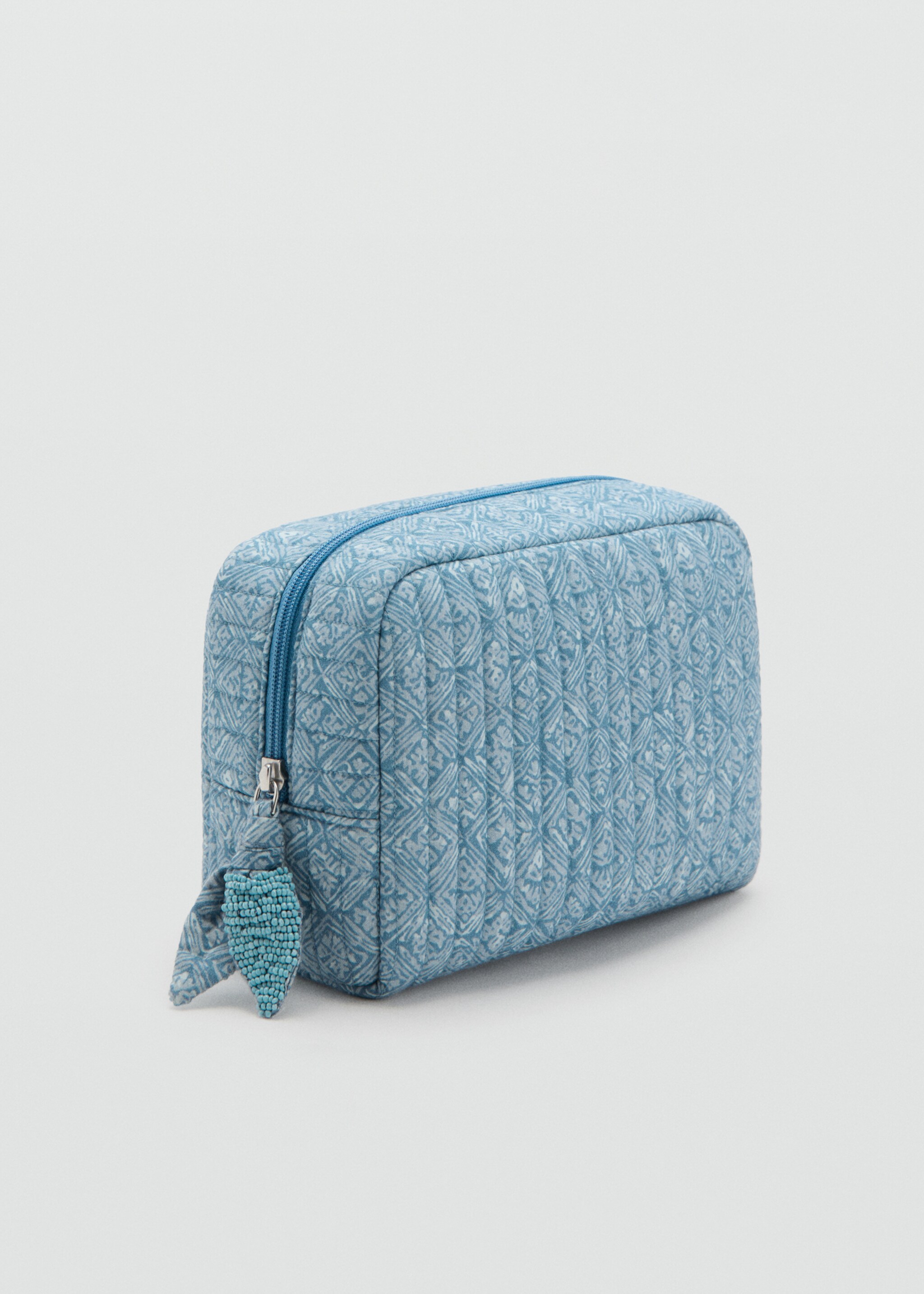 حقيبة مكياج بنقش إثني - رؤية وسط, أخضر. Ref: 27055813-00.