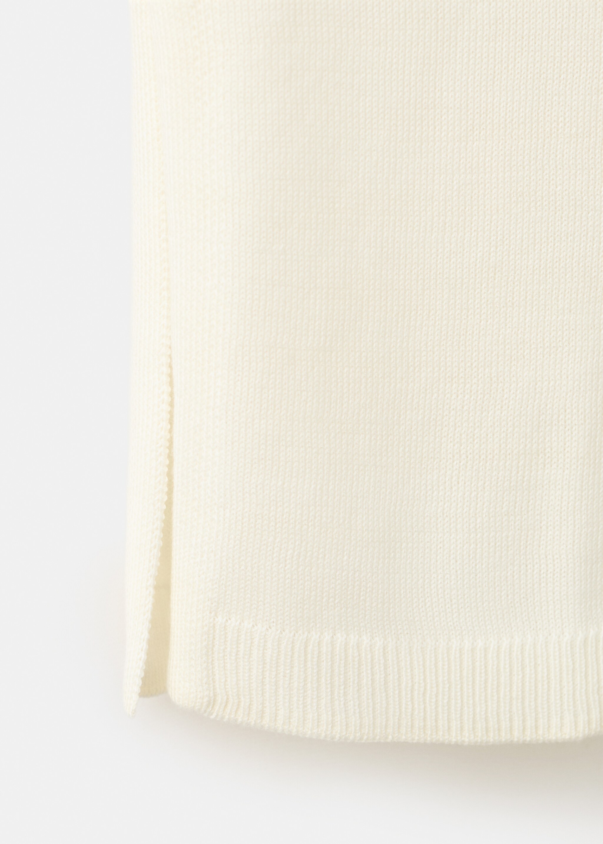 Top maille froncé sur le côté - Détail de l'article 0, Écru. Ref: 27055819-00.