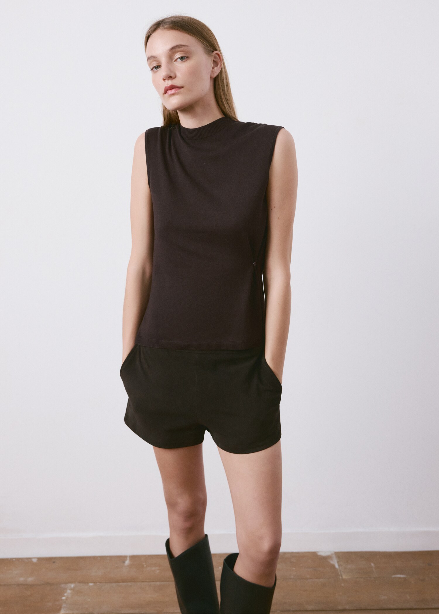 Top maille froncé sur le côté - Détail de l'article 2