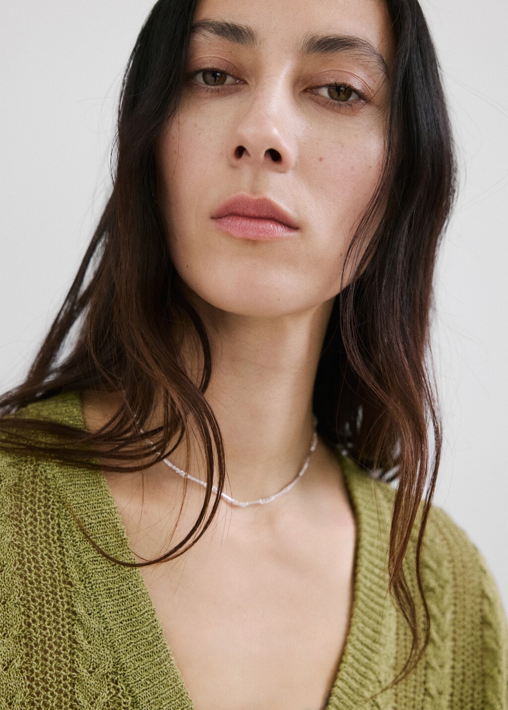 Knitted braided cardigan - image 5