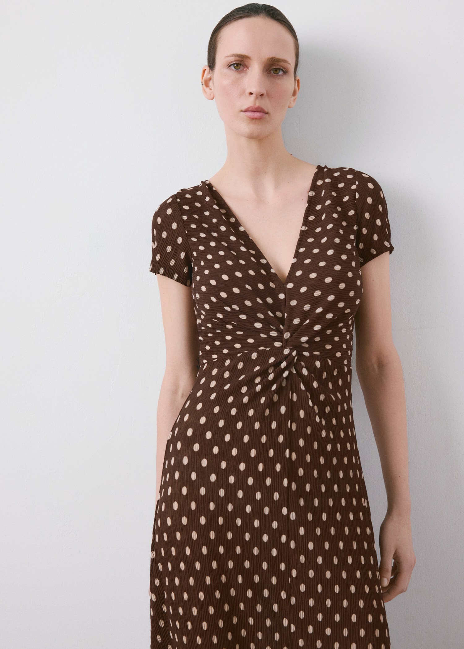Printed midi-dress - Medium plane