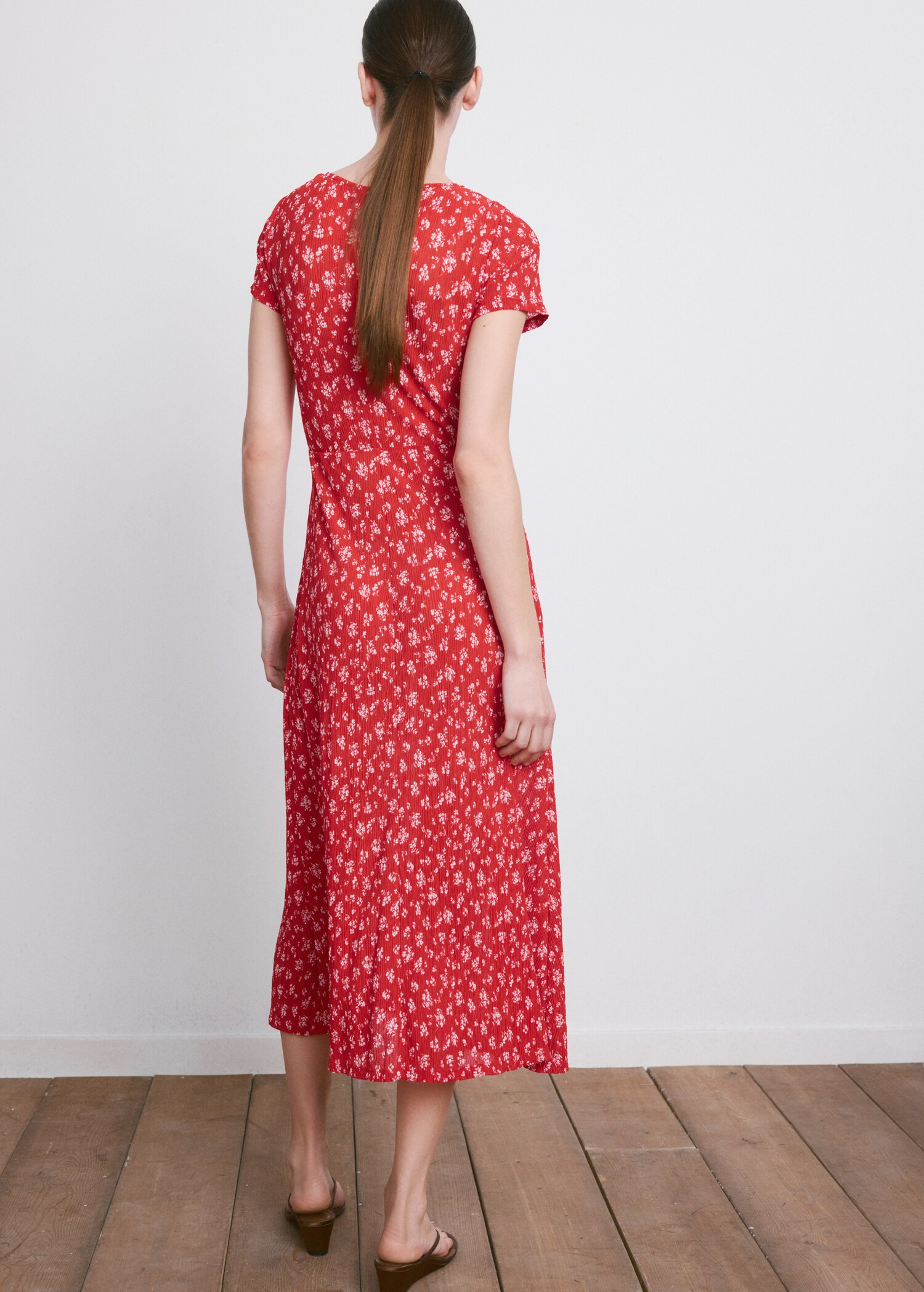 Printed midi-dress - Reverse of the article