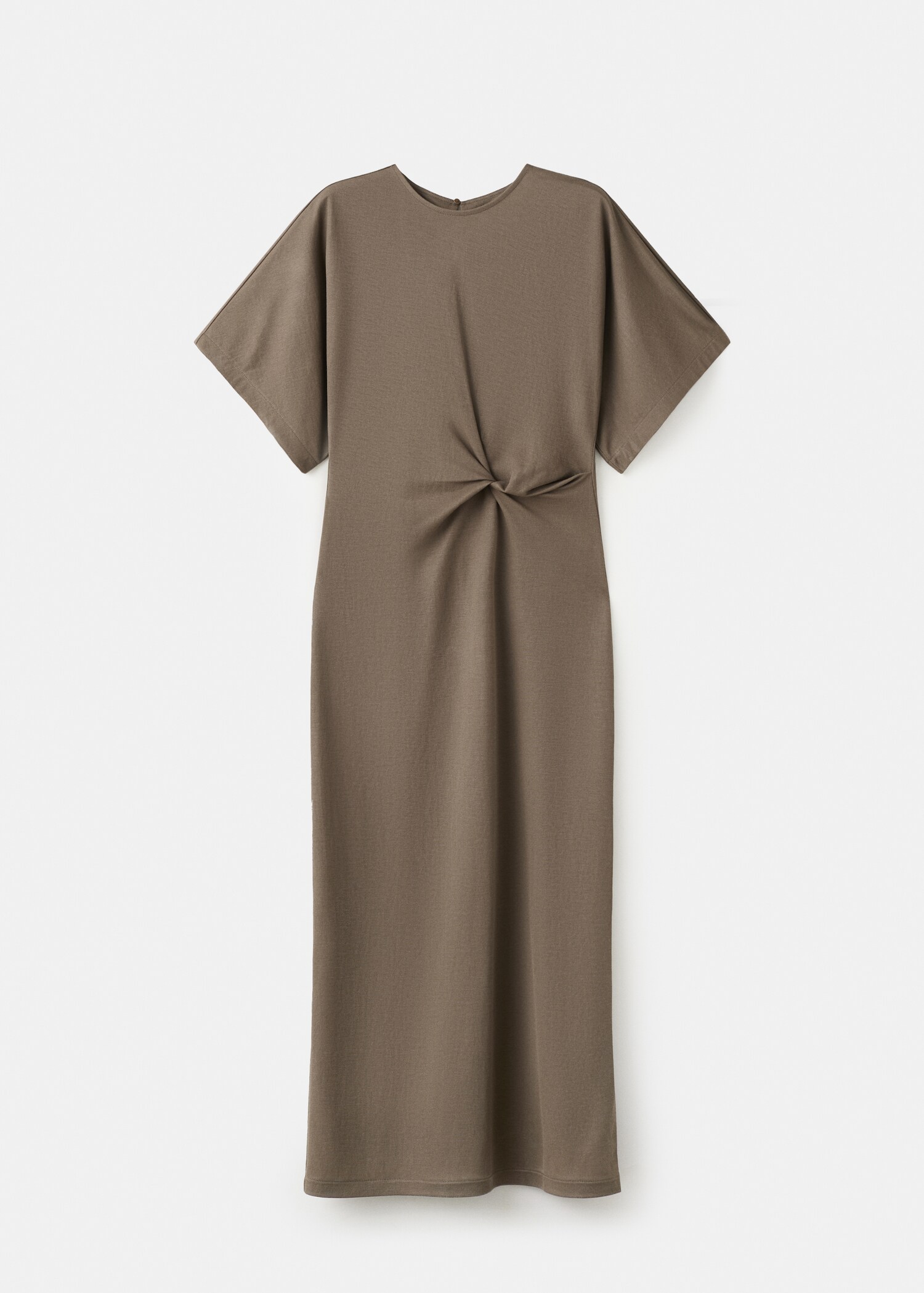 Side gathered details dress - Article without model