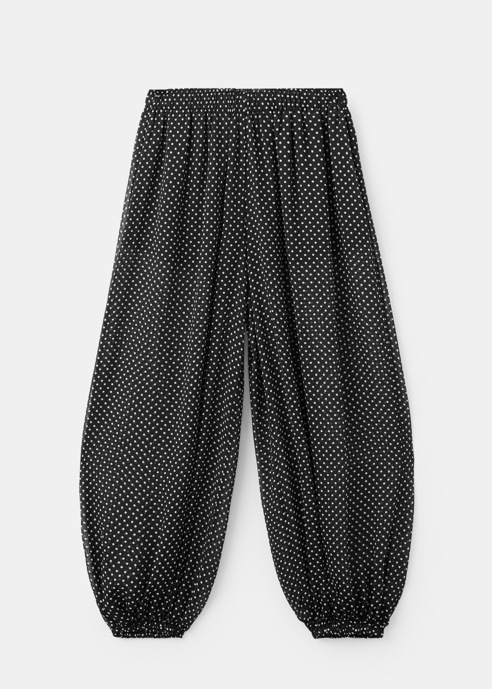 Polka dot balloon pants - Article without model, Black. Ref: 27055829-00.