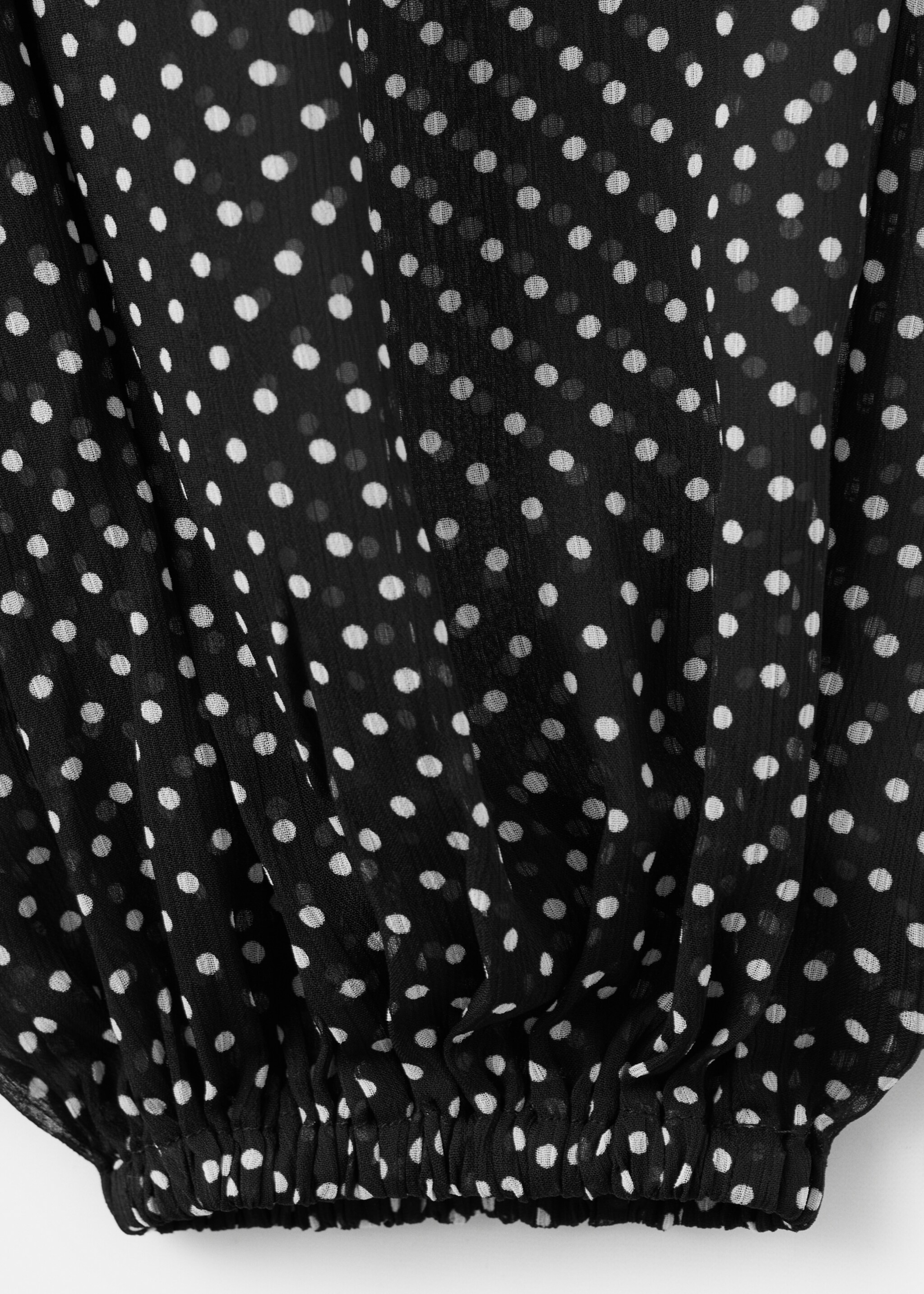 Polka dot balloon pants - Details of the article 0, Black. Ref: 27055829-00.