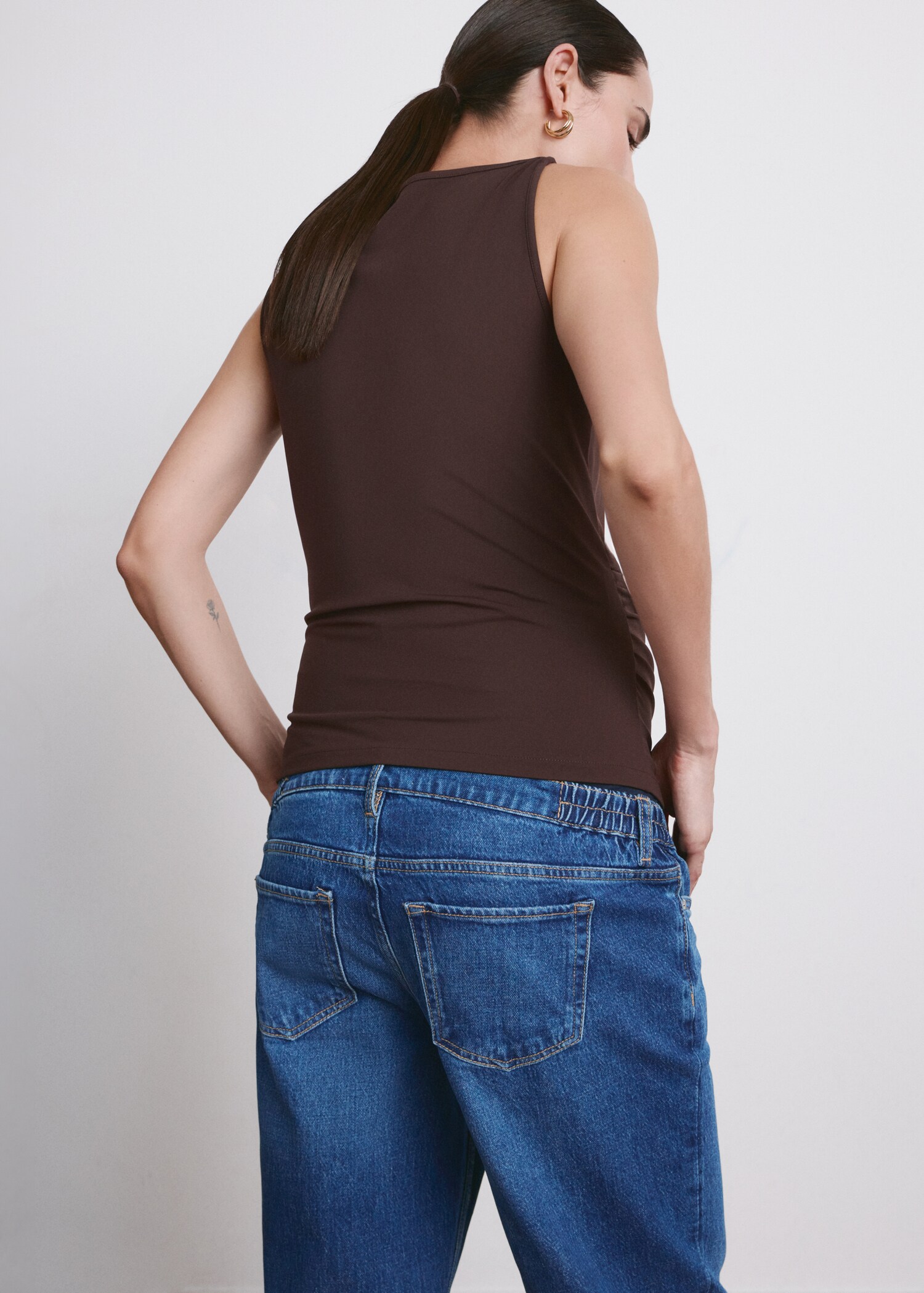 Top ajusté à fronces - Verso de l’article