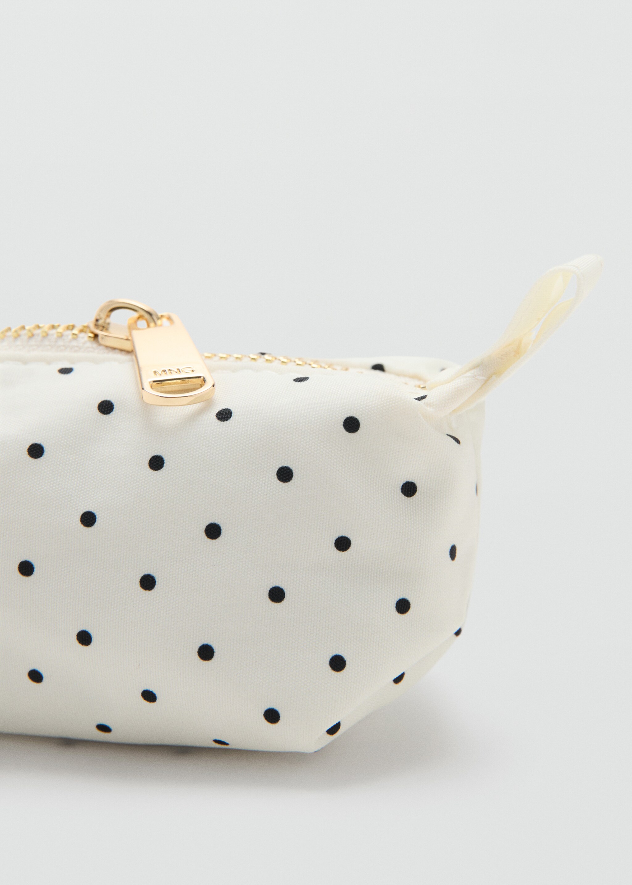 Polka dot nylon case - Details of the article 1, Off White. Ref: 27055835-00.