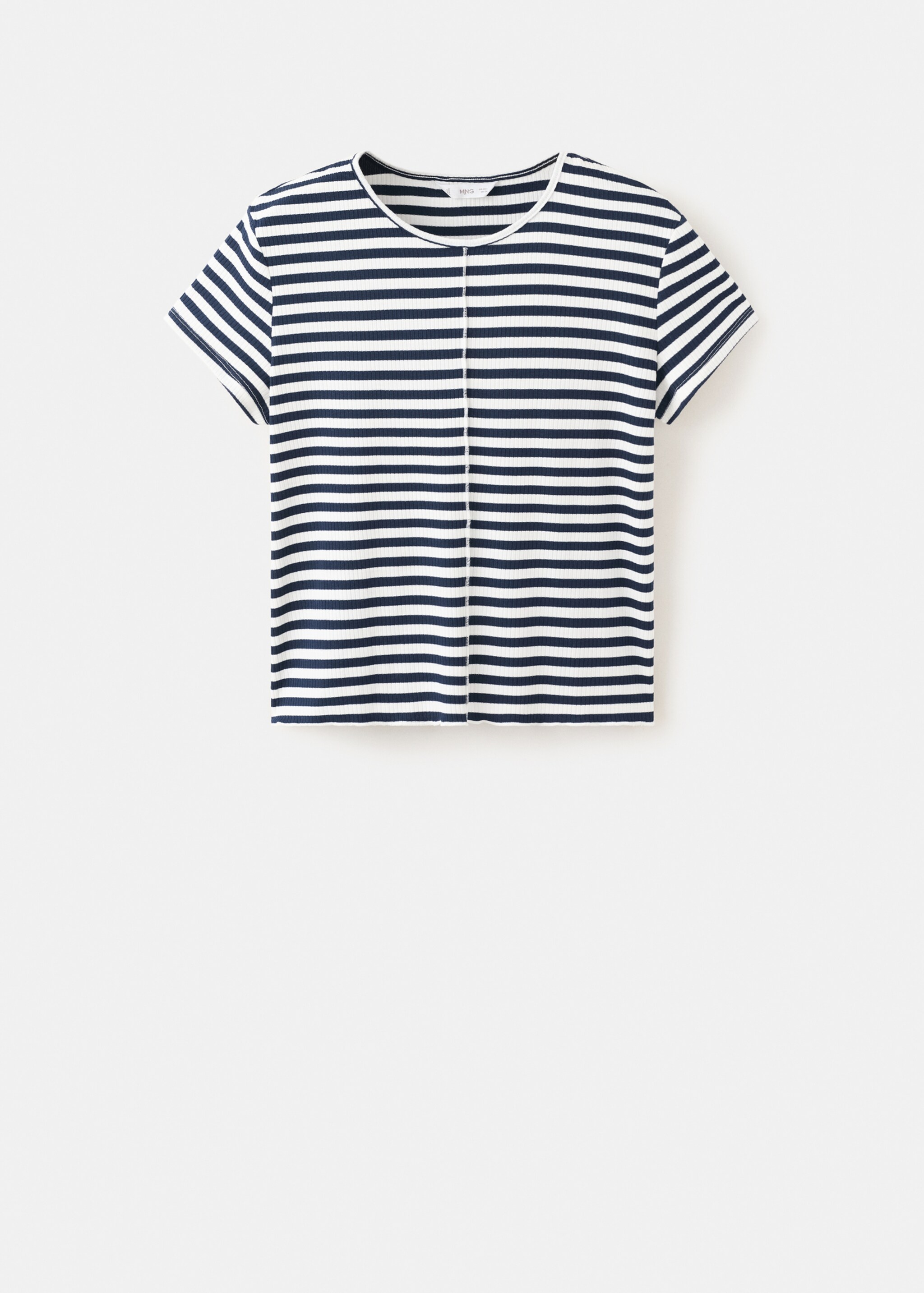 Camiseta manga corta rayas - Artículo sin modelo, Azul marino. Ref: 27055836-00.