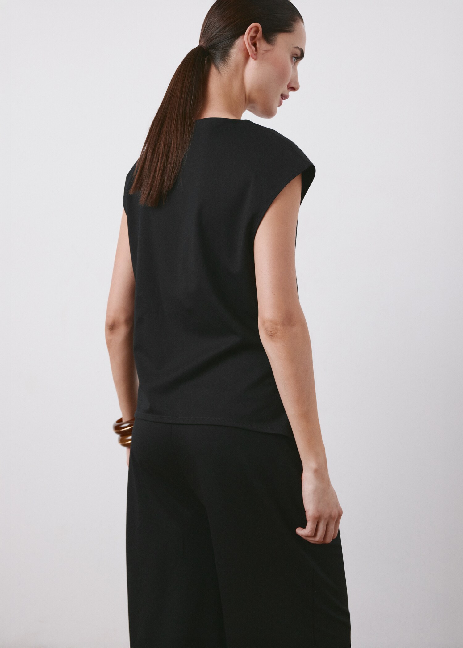 Ruched maternity T-shirt - Details of the article 1
