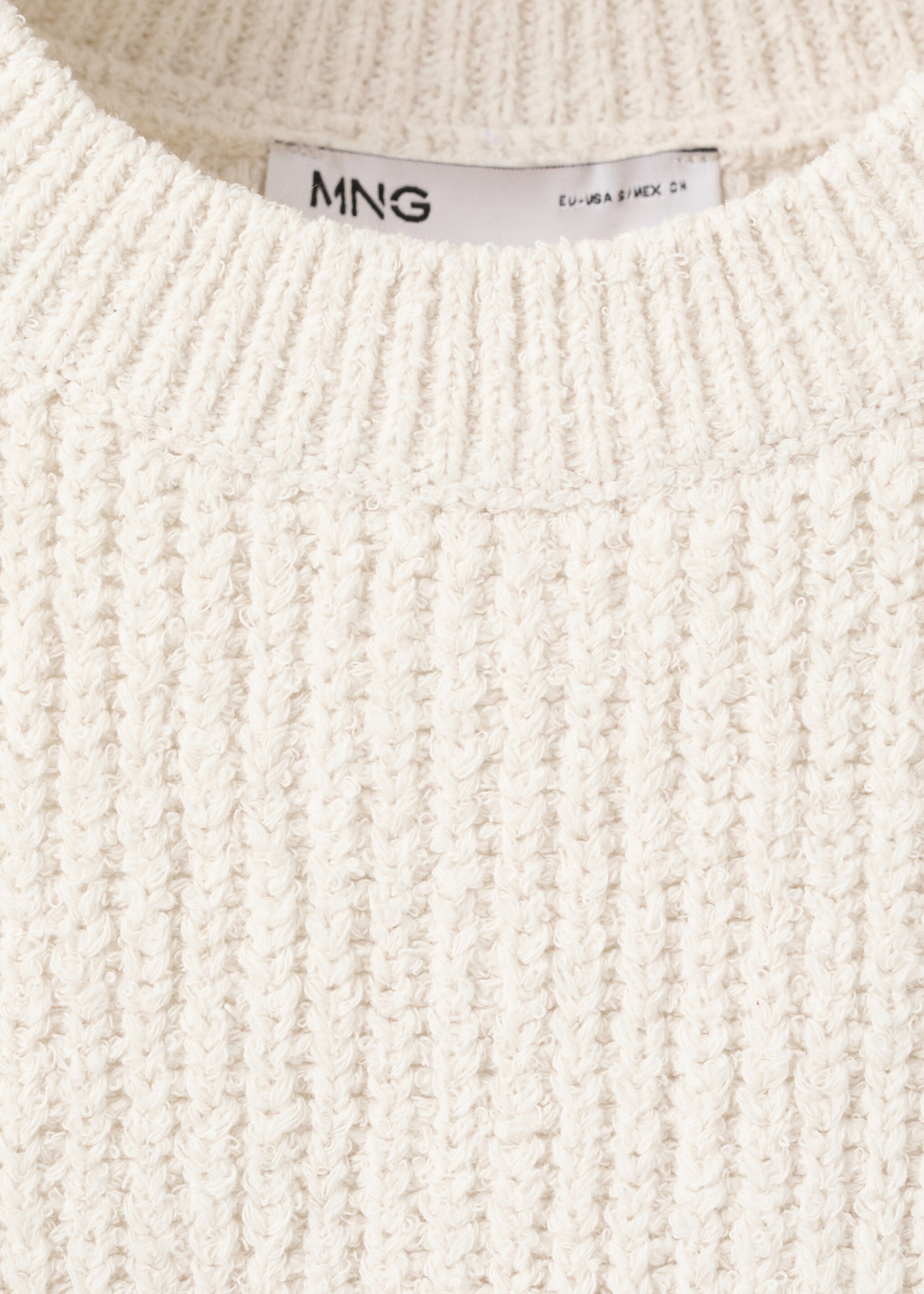 Top punto ribete encaje - Detalle del artículo 8, Crudo. Ref: 27055839-00.