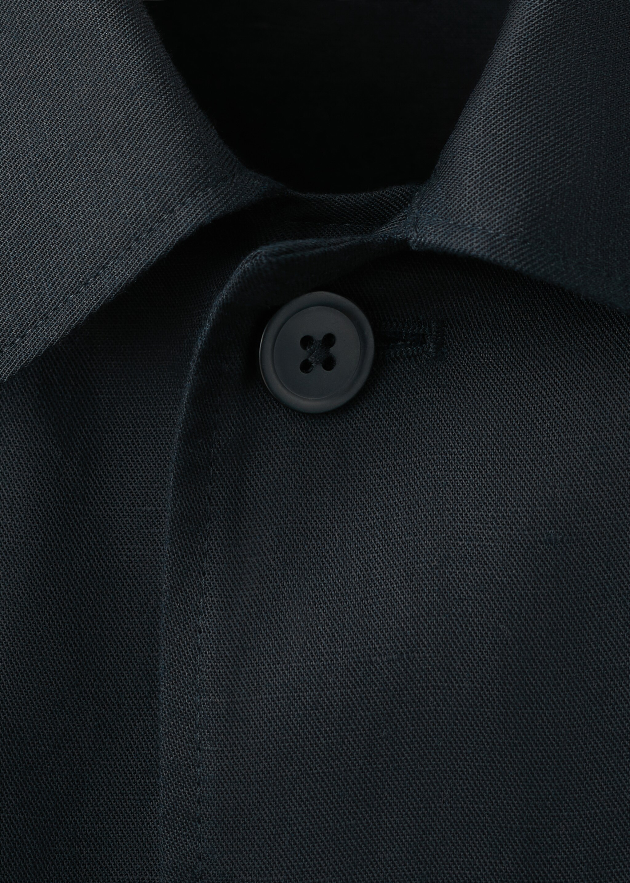 Chaqueta lyocell fruncido espalda - Detalle del artículo 8, Azul marino. Ref: 27055929-00.
