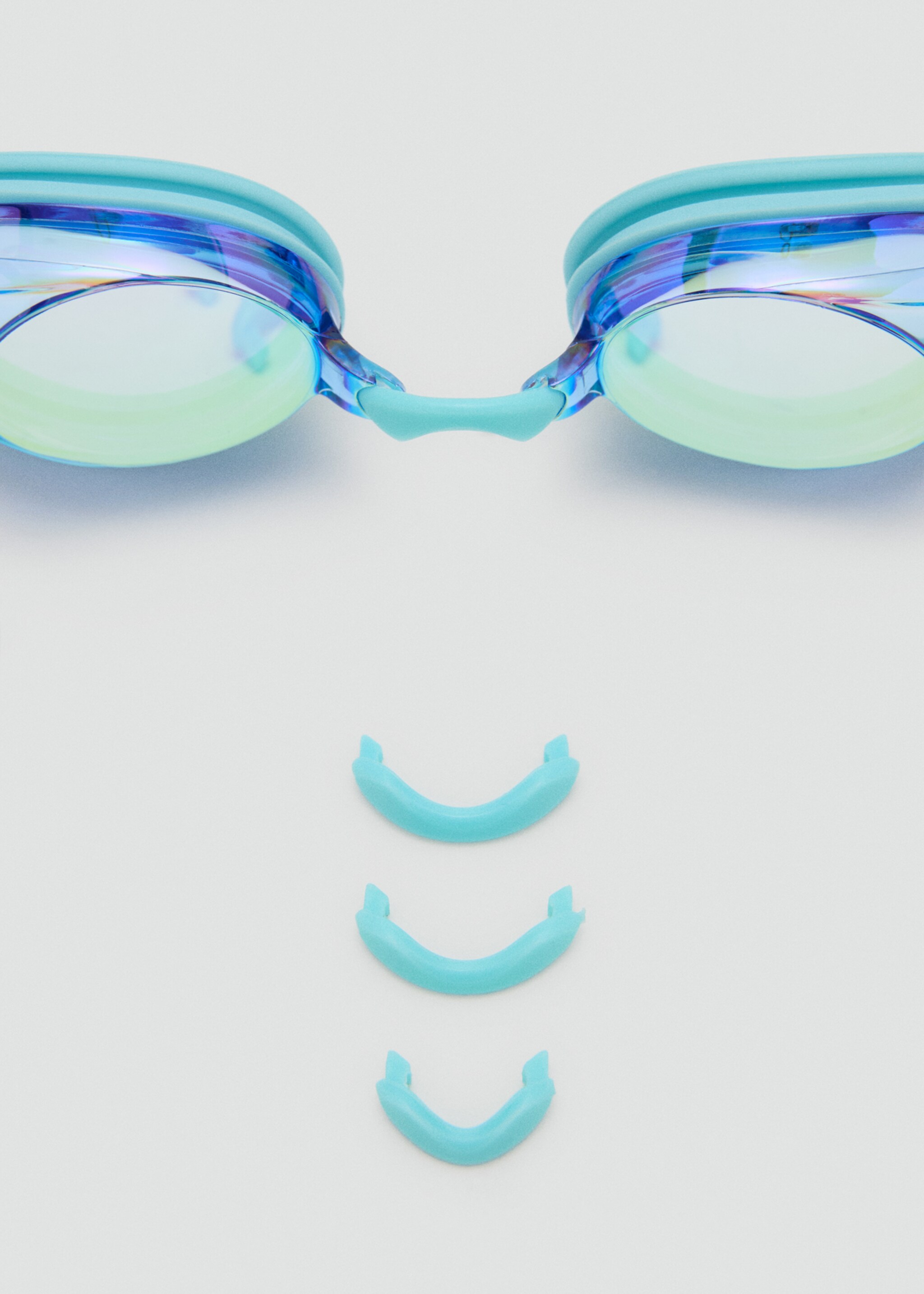 Swimming goggles - Details of the article 2, Aqua Green. Ref: 27055935-00.