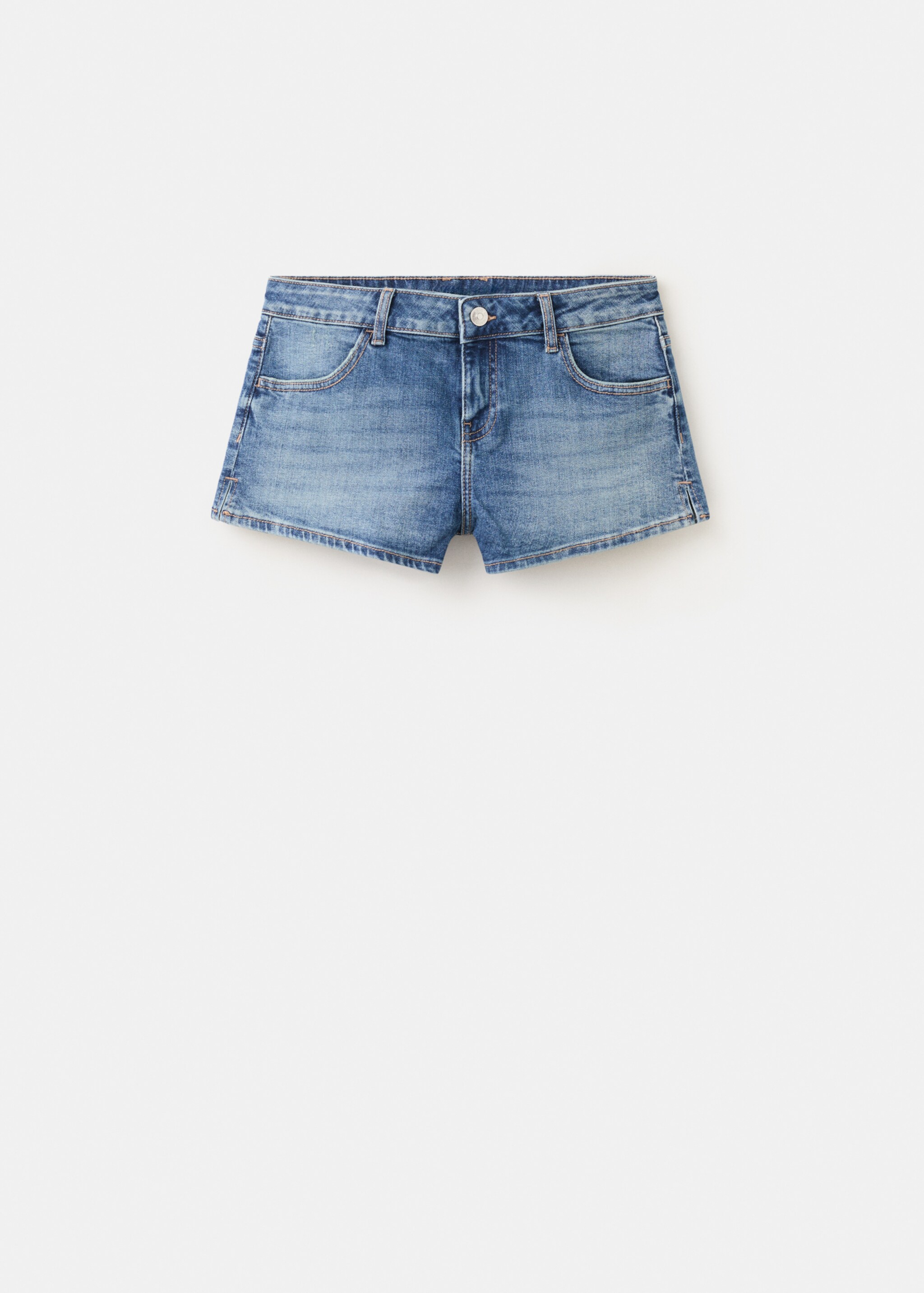 Low-rise denim shorts - Article without model, Medium Vintage Blue. Ref: 27055936-00.