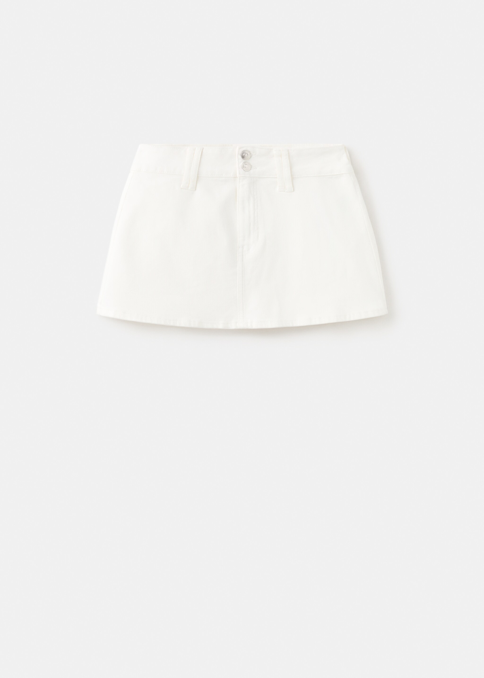 تنورة قصيرة من الدنيم - منتج دون نموذج, سكري. Ref: 27055937-00.