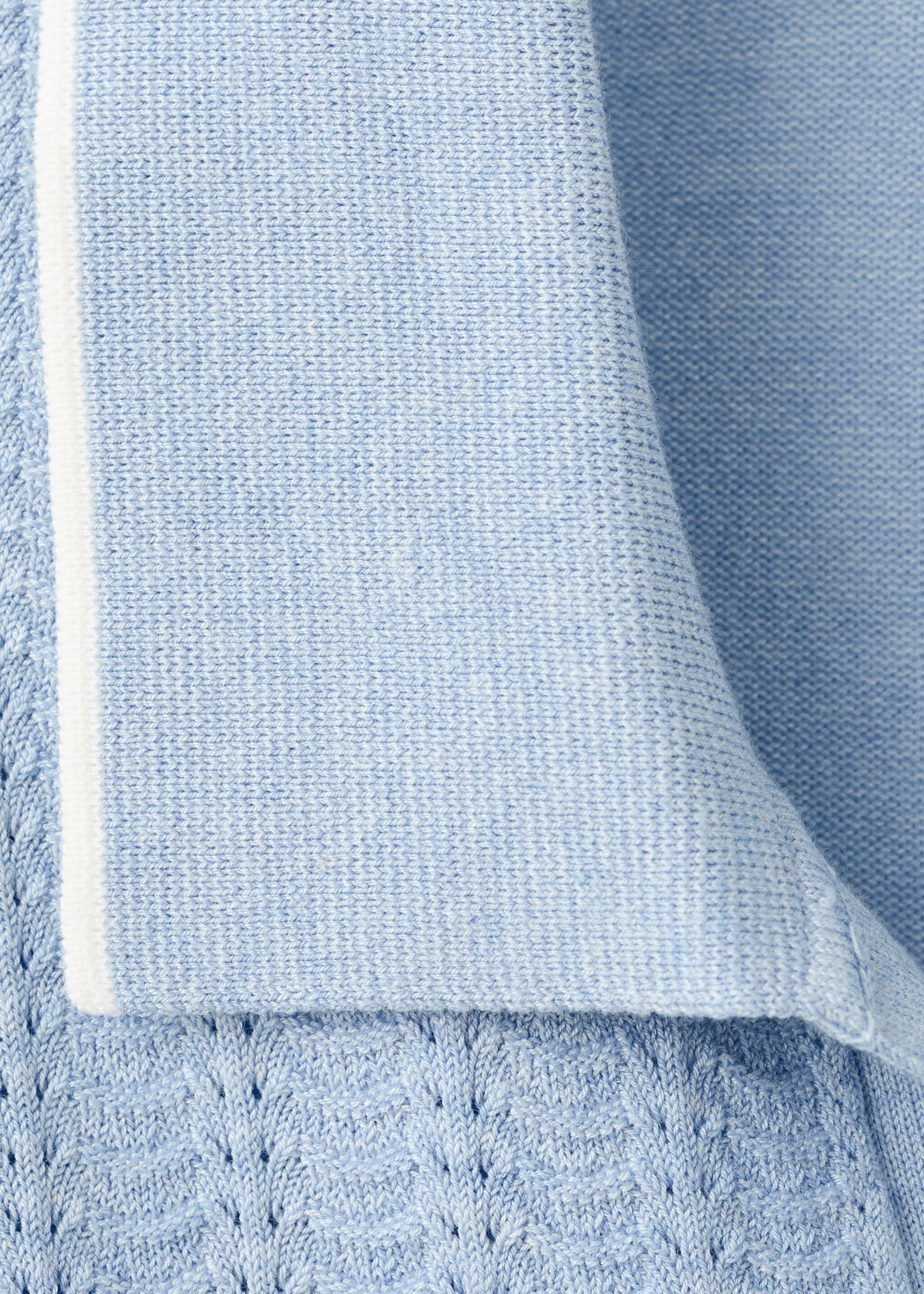 Polo punt fi estructura - Detall de l'article 8, Blau cel. Ref: 27055939-00.