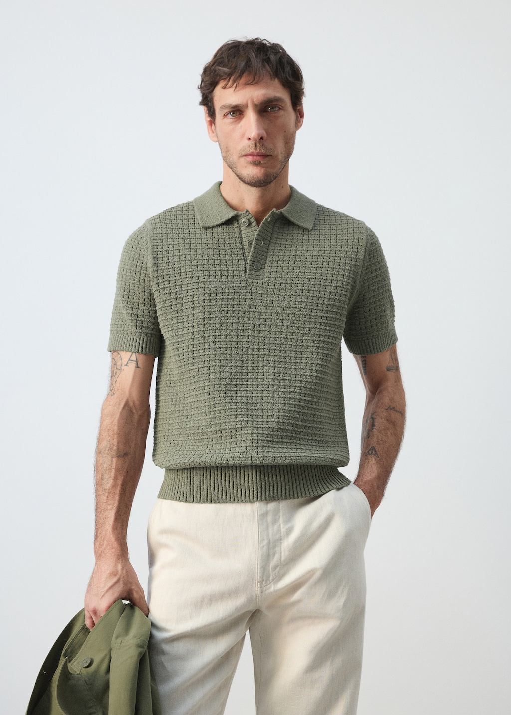 Polo shirt samos - Men | MANGO South Korea