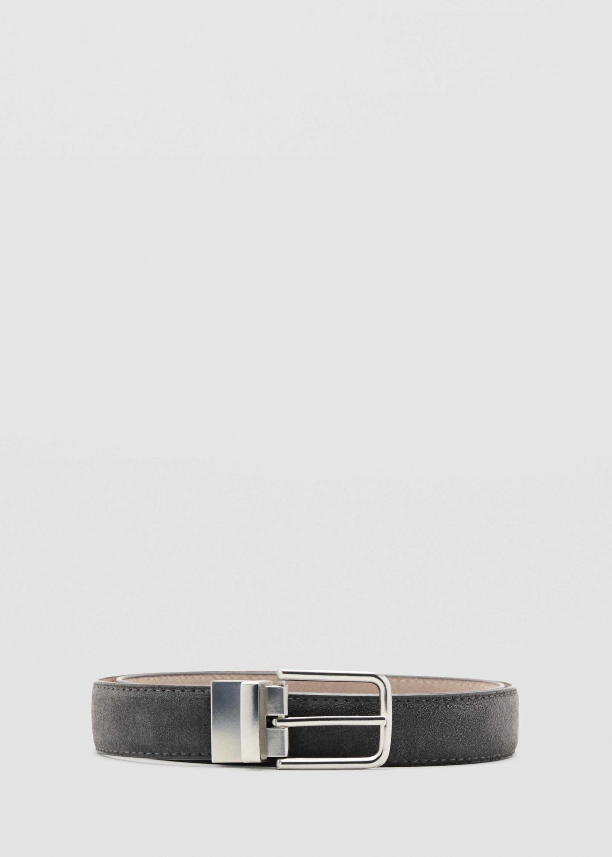 Ceinture cuir daim réversible - Article sans modèle, Sable. Ref: 27055942-00.