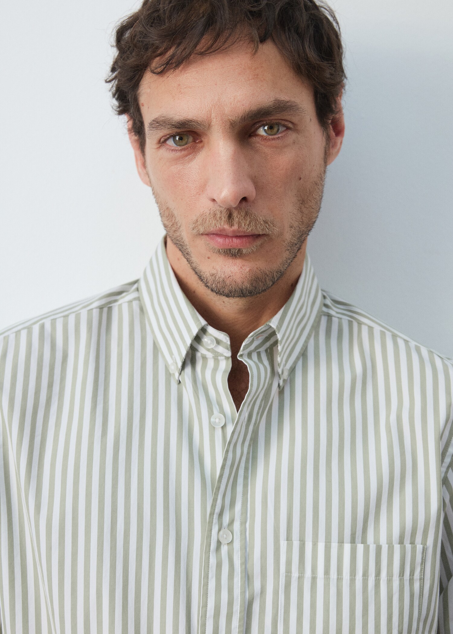 Chemise regular-fit 100 % coton rayures - Détail de l'article 1