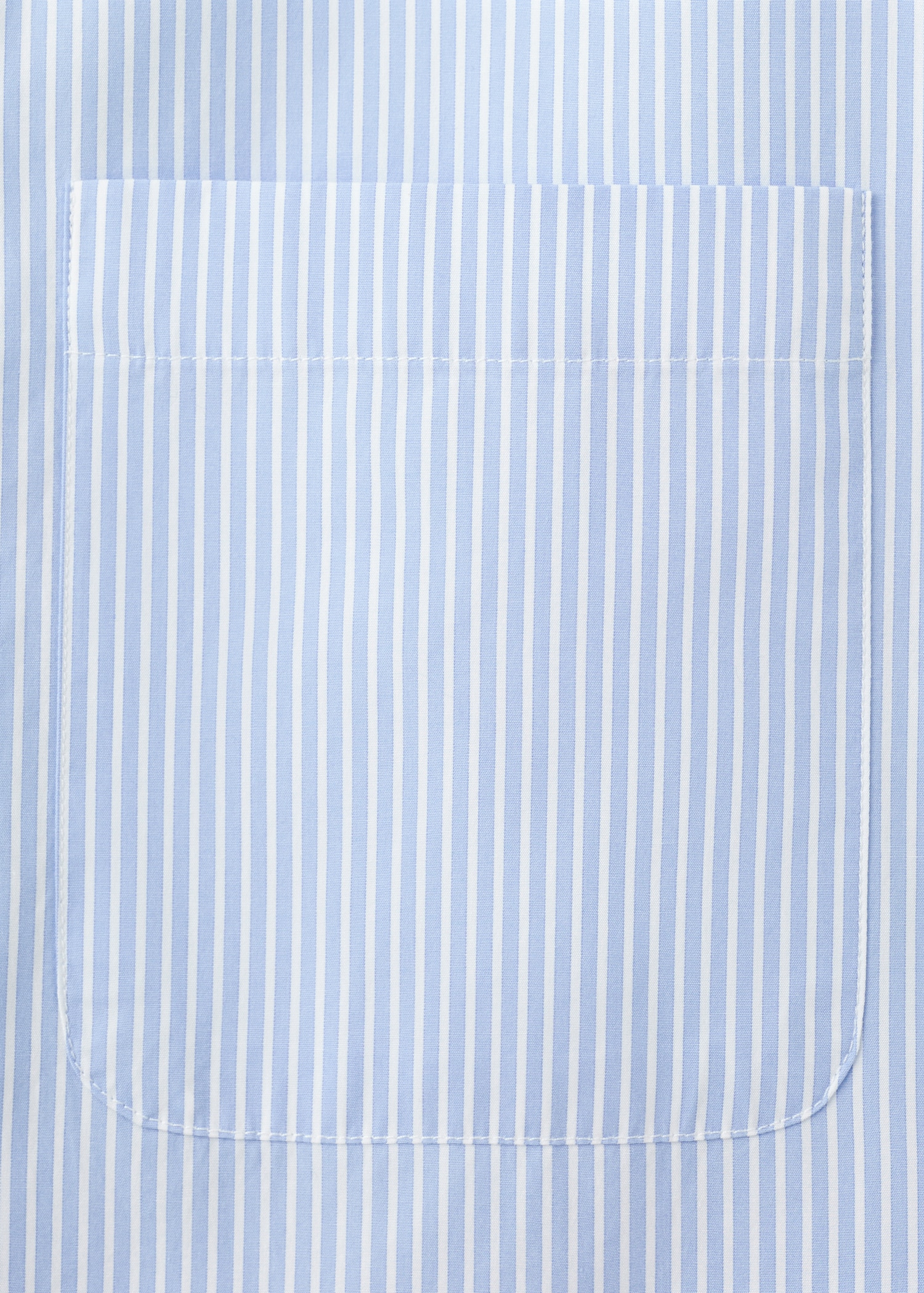 Regular-fit striped 100% cotton shirt - Details of the article 8