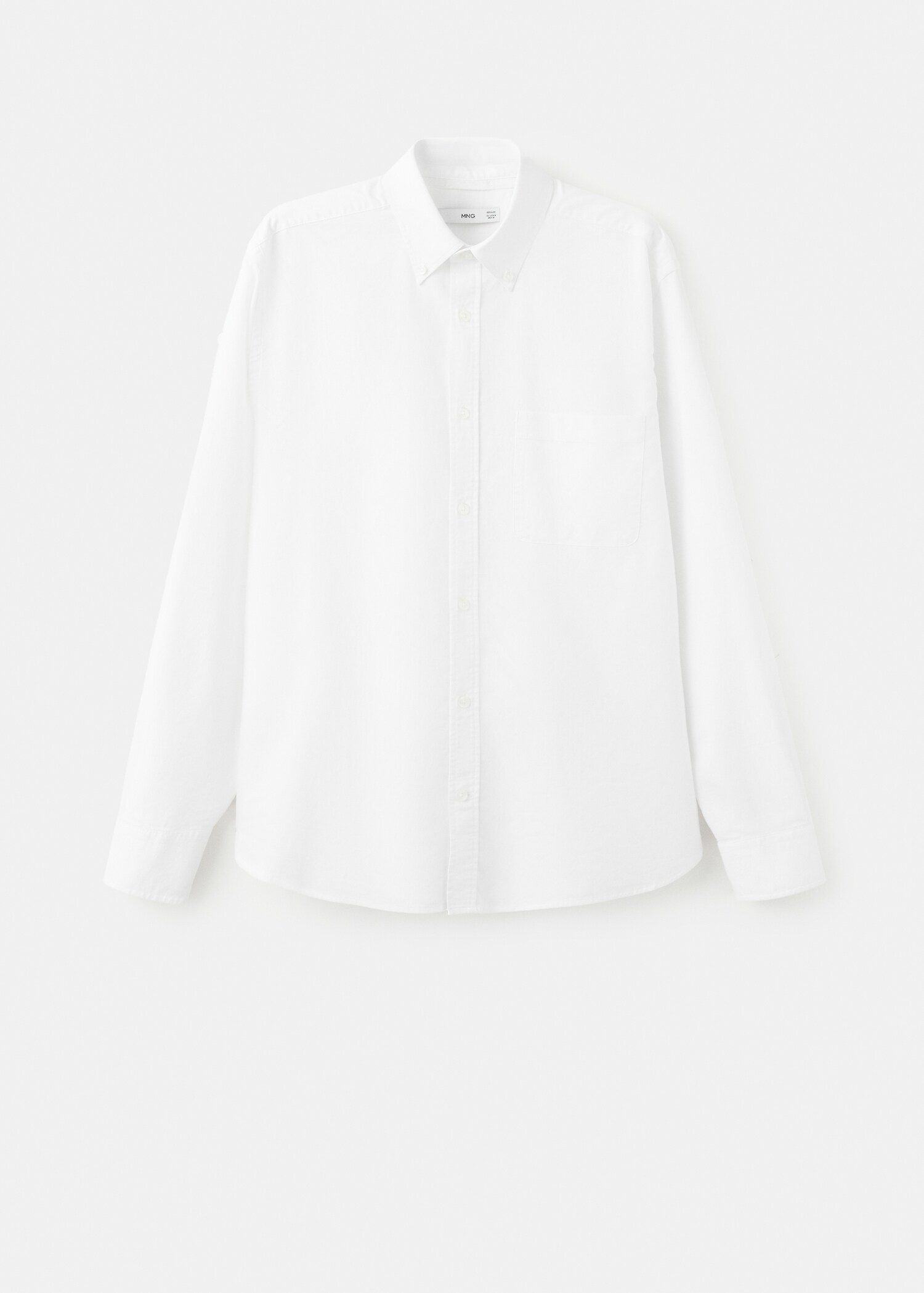 قميص أوكسفورد خفيف 100% قطن بقصة عادية - منتج دون نموذج