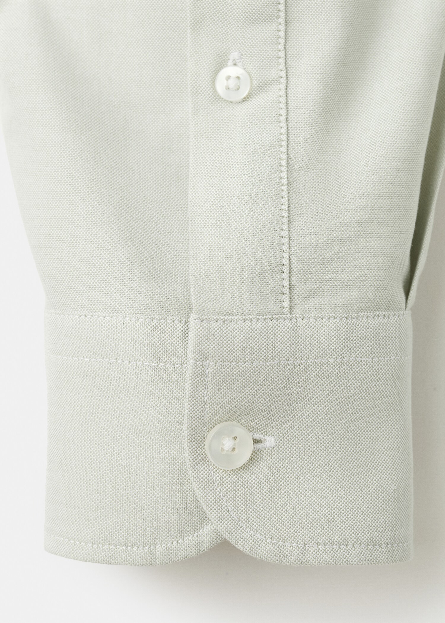 100% cotton Oxford shirt, regular fit - Details of the article 0