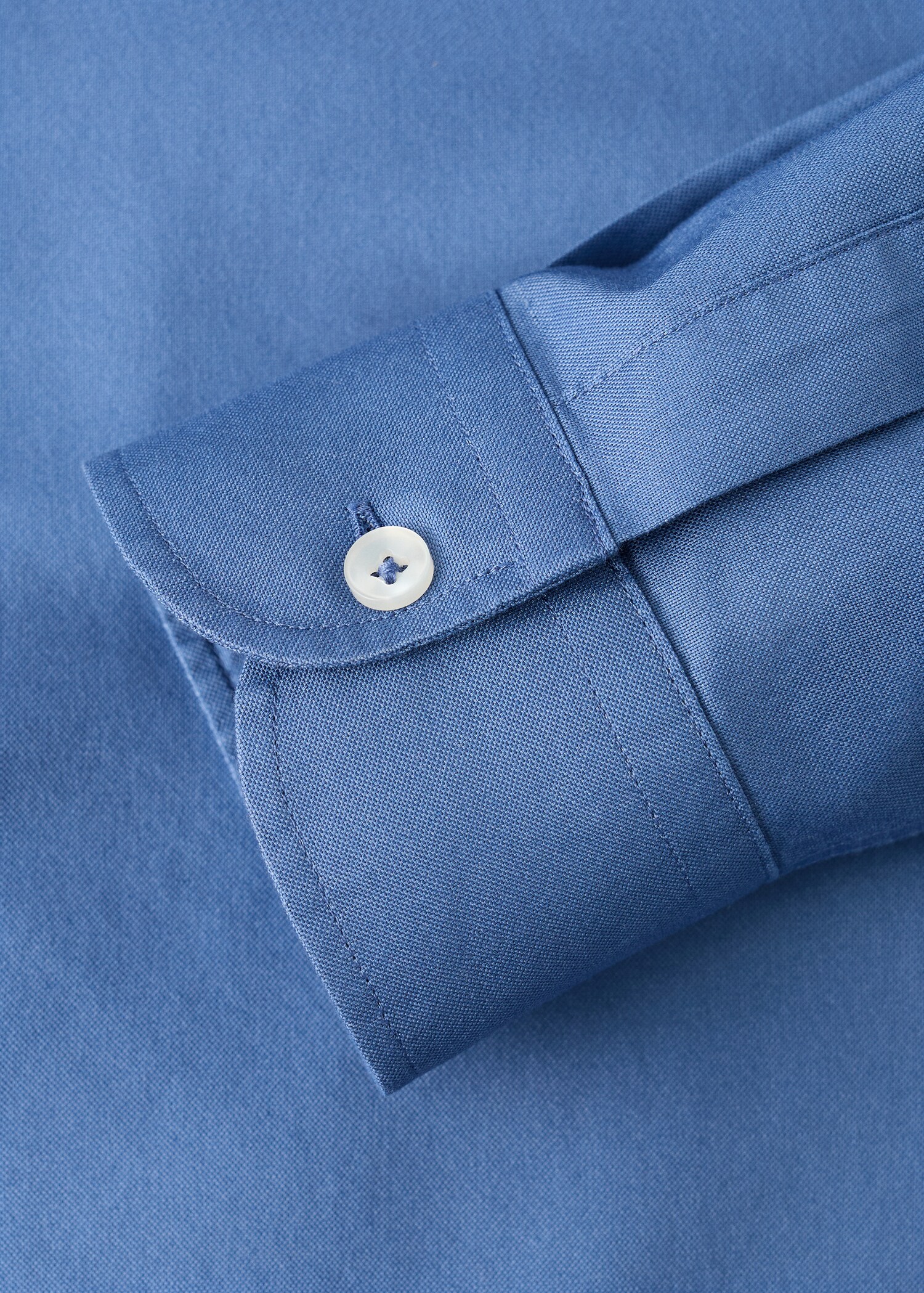 100% cotton Oxford shirt, regular fit - Details of the article 0