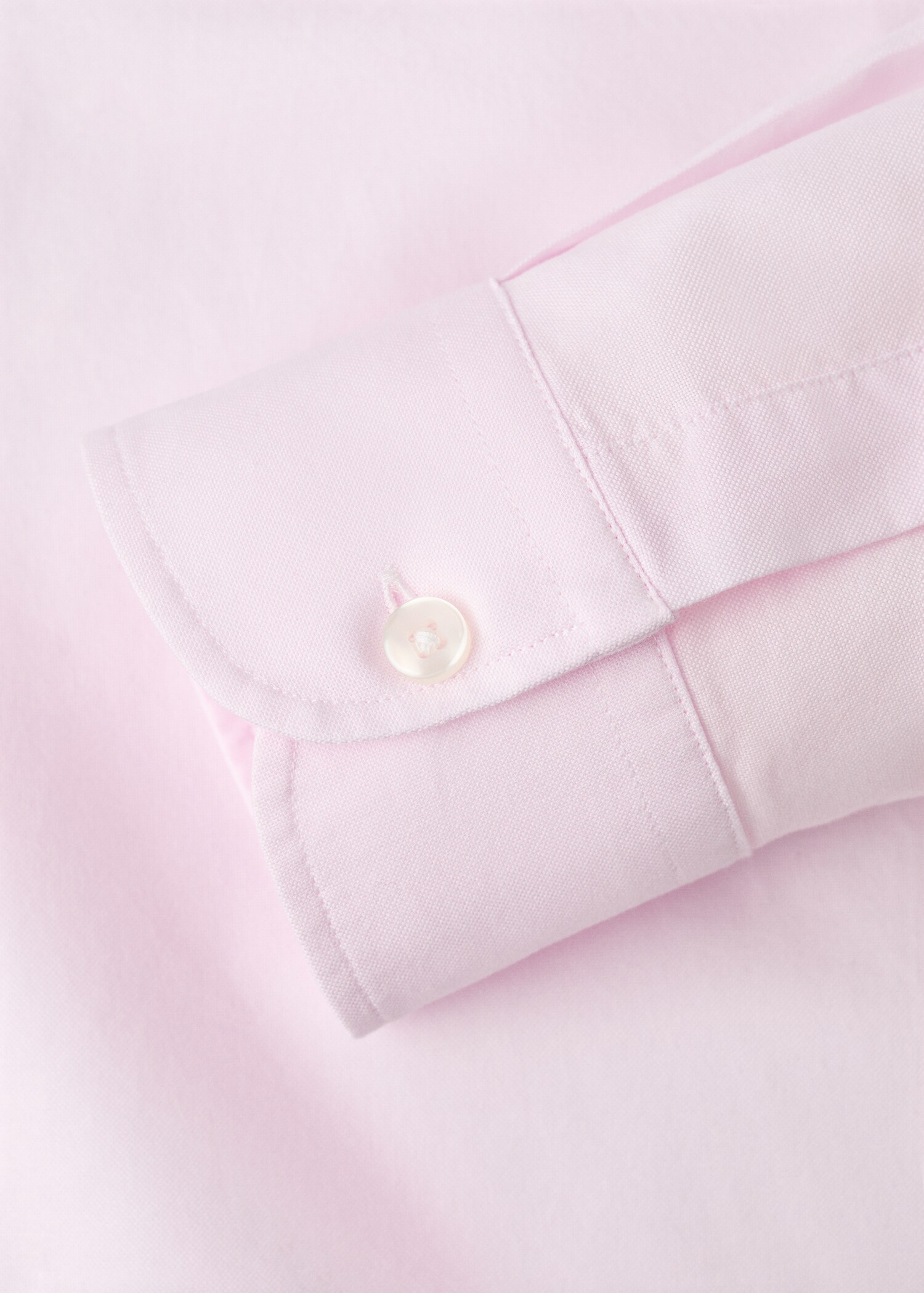 100% cotton Oxford shirt, regular fit - Details of the article 0