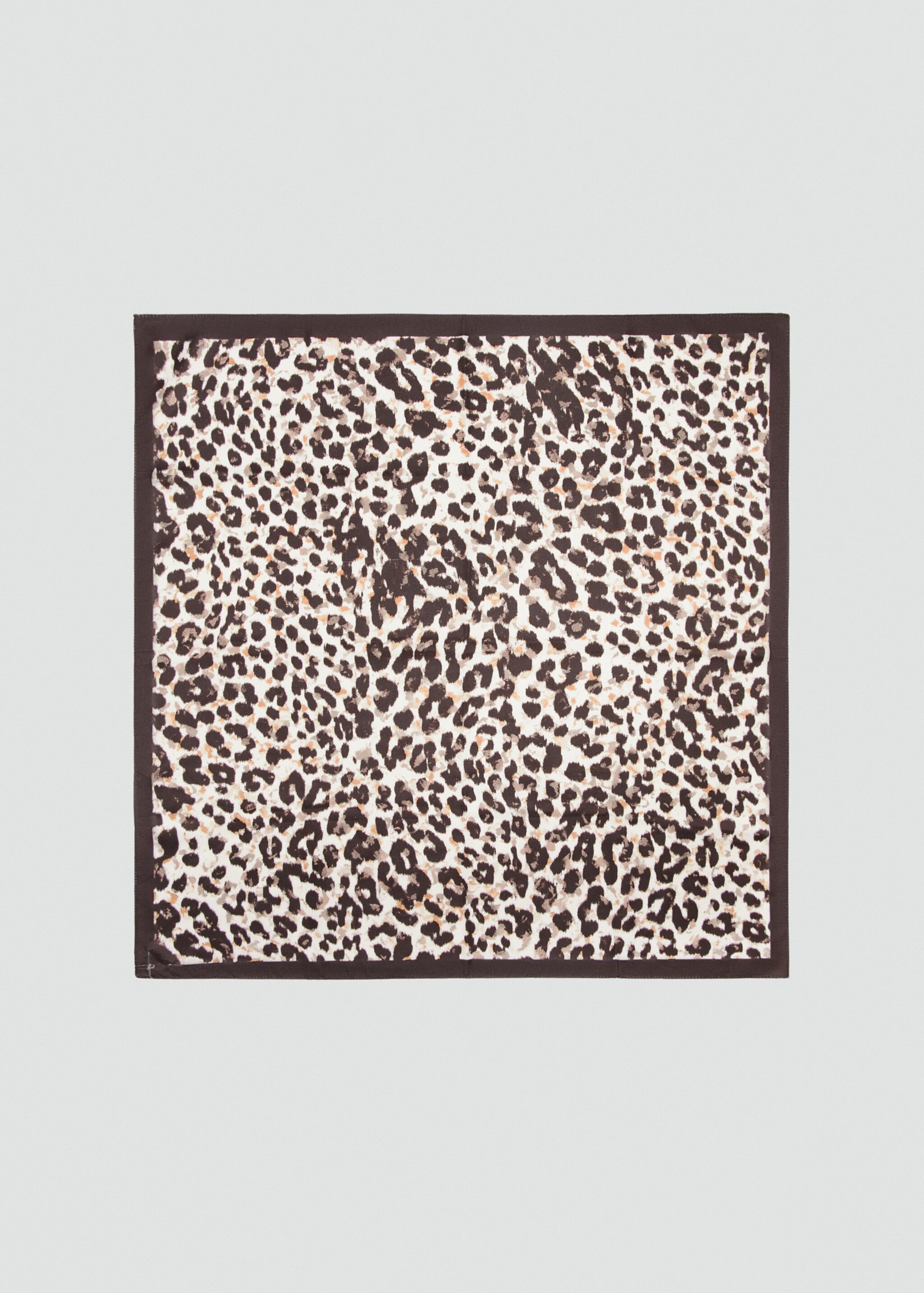 Foulard imprimé animal - Article sans modèle, Écru. Ref: 27055948-00.