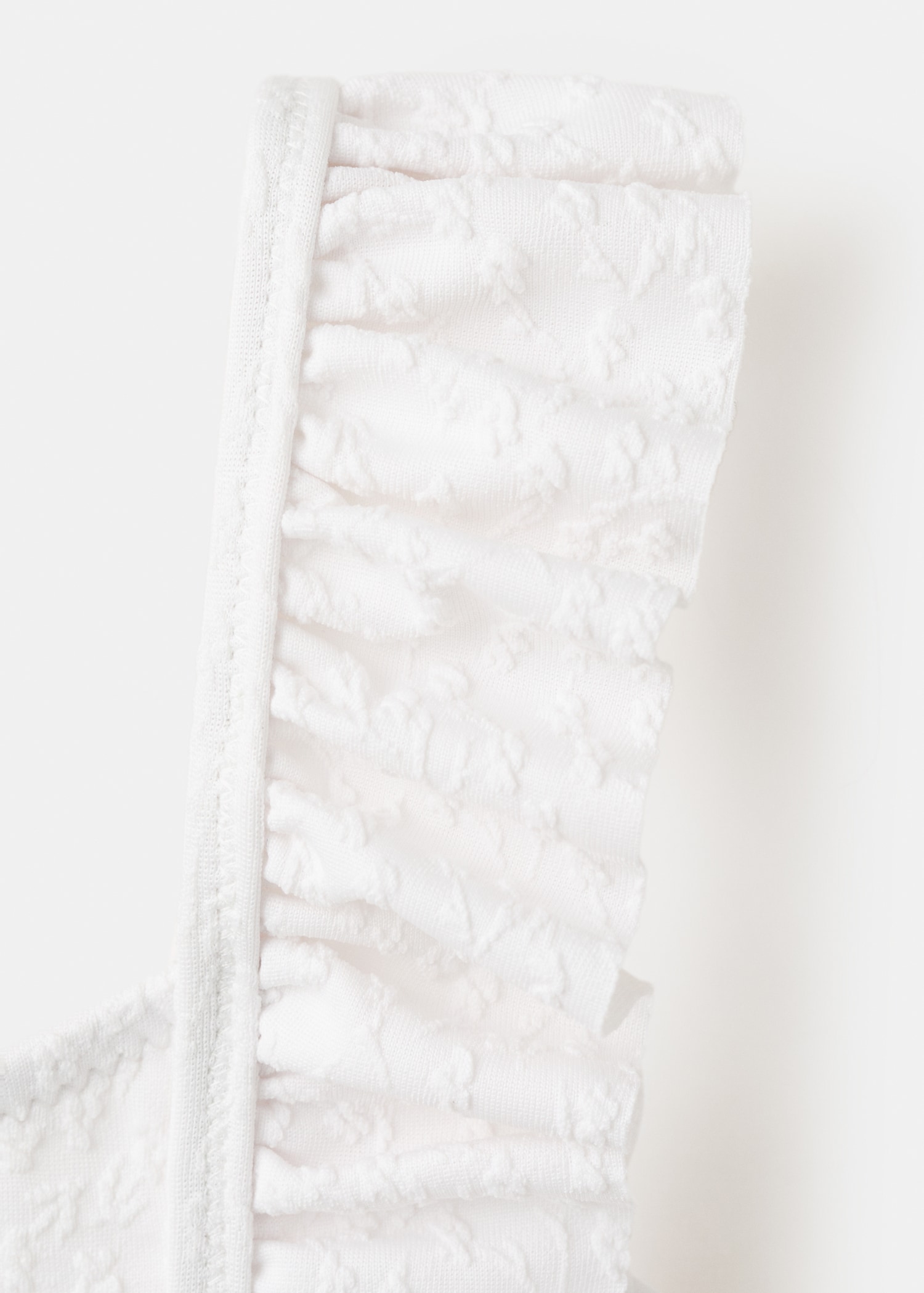 Ruffled floral-embossed bikini - Kids | MANGO USA