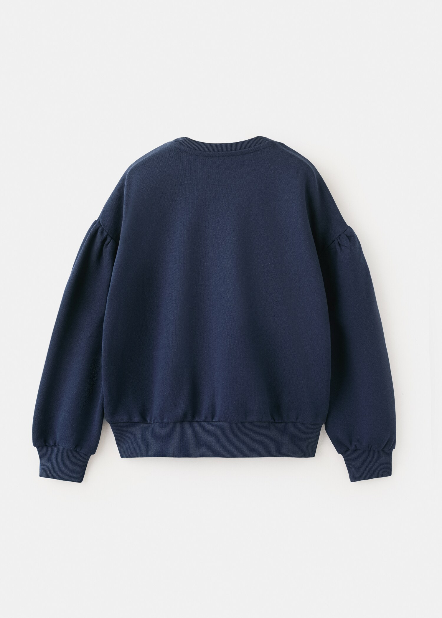 Sudadera algodón texto bordado - Reverso del artículo