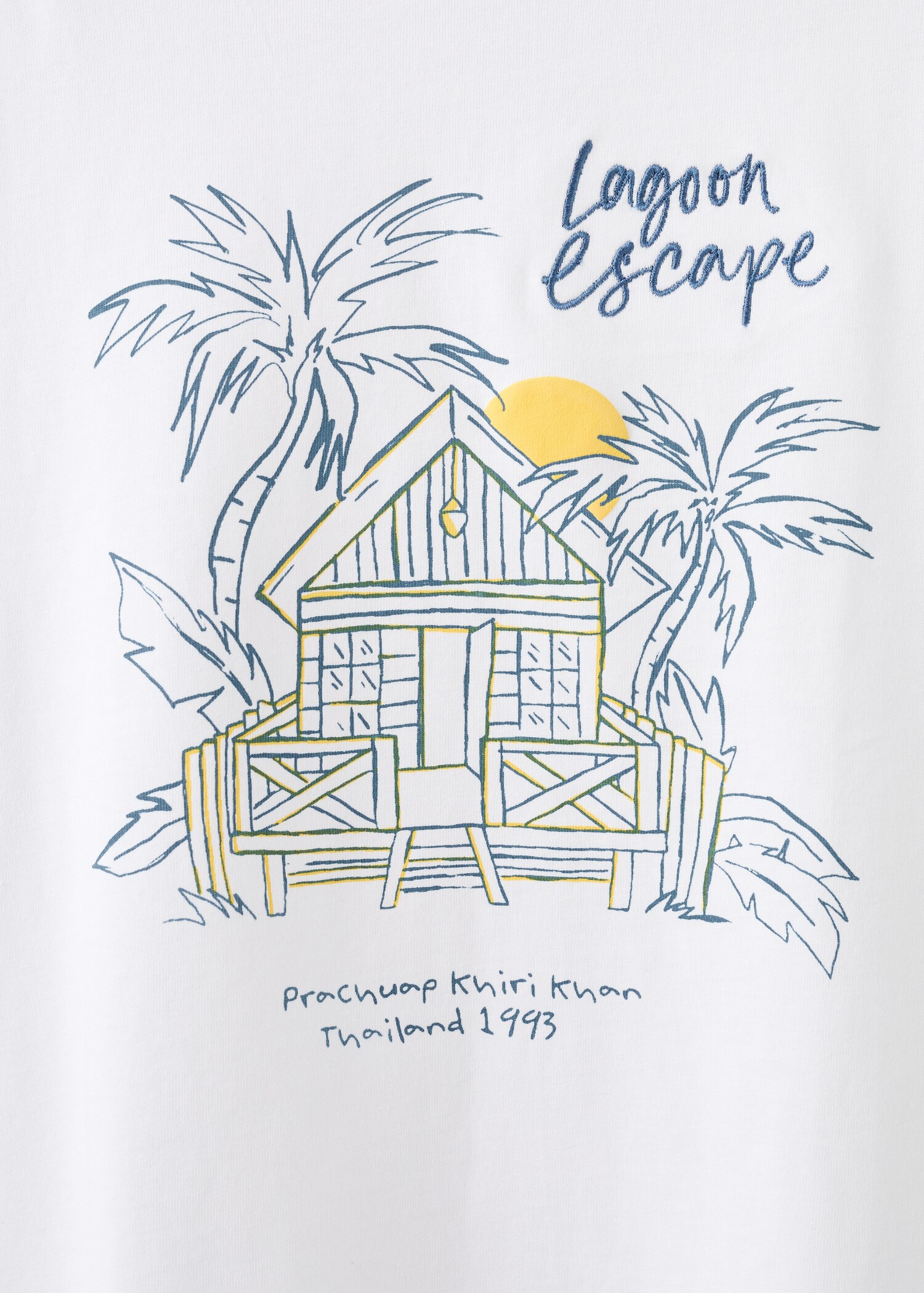 Printed cotton-blend t-shirt - Details of the article 0