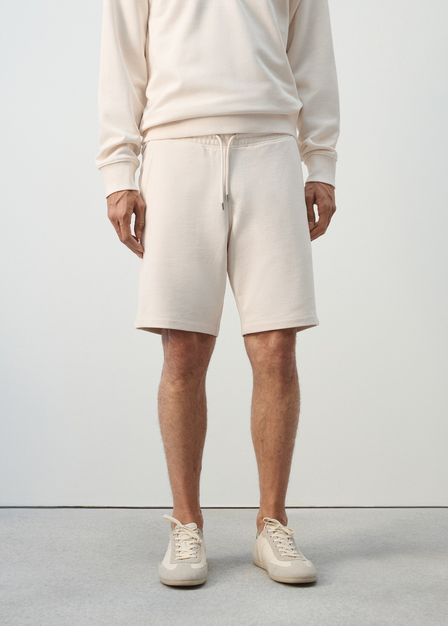 Bermuda jogger 100 % coton - Plan moyen